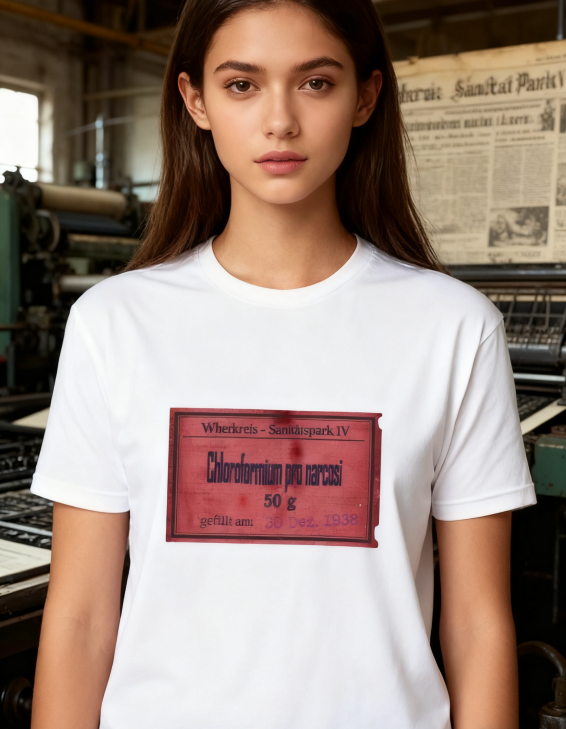 Vintage 1938 Chlorofomium Document Tee