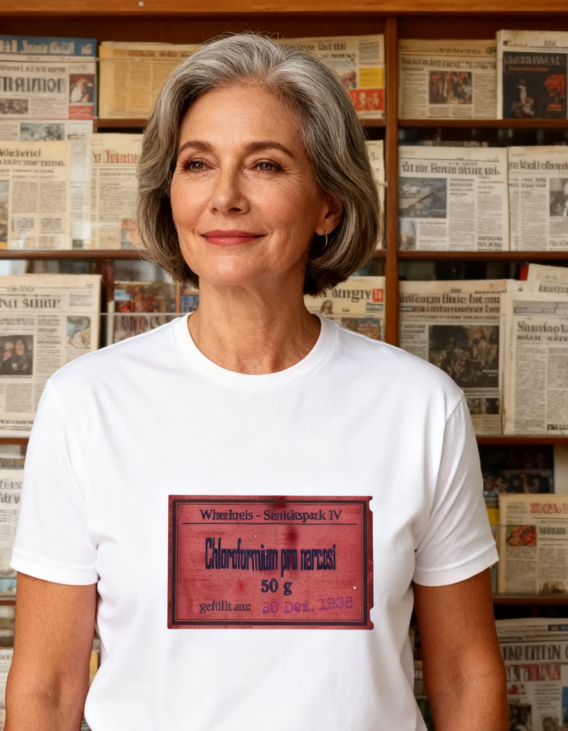 Vintage 1938 Chlorofomium Document Tee