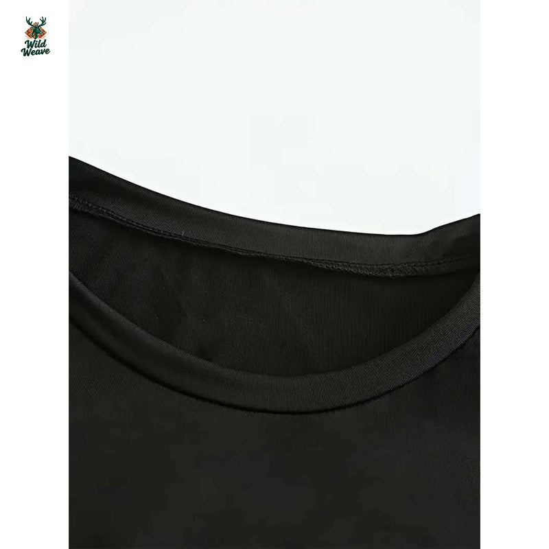 Womens Pure - Black Crop Top: Cherry Pop Chic: Vibrant Black Graphic Crop Top - Easy Maintenance Perfect for Seasonal Style Fashion-Forward Graphic Top