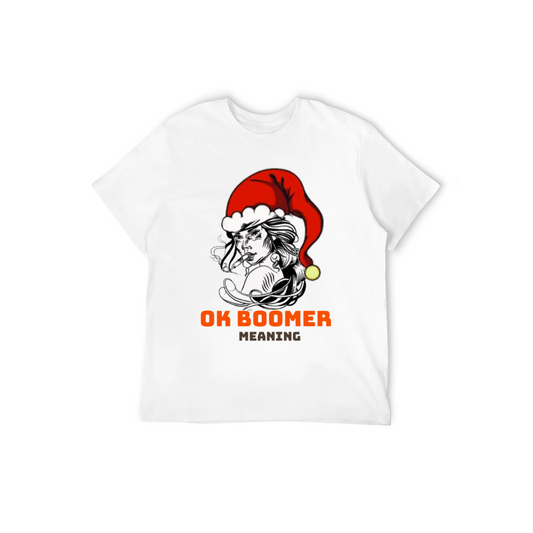 "Ok Boomer" Attitude Cotton T-Shirt - 100% Premium Cotton | Versatile Streetwear | Trendy Statement Tee