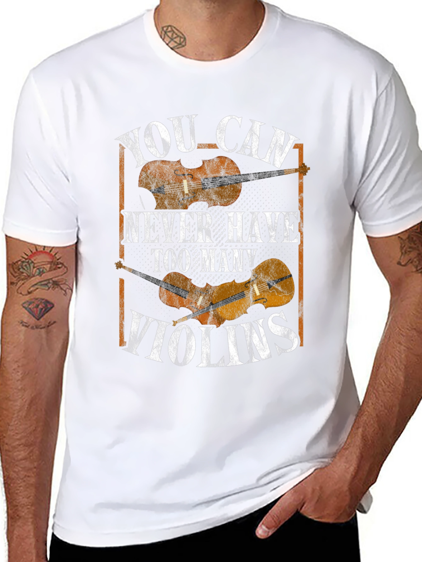 You Can Never Have Too Many Violins Graphic T-Shirt