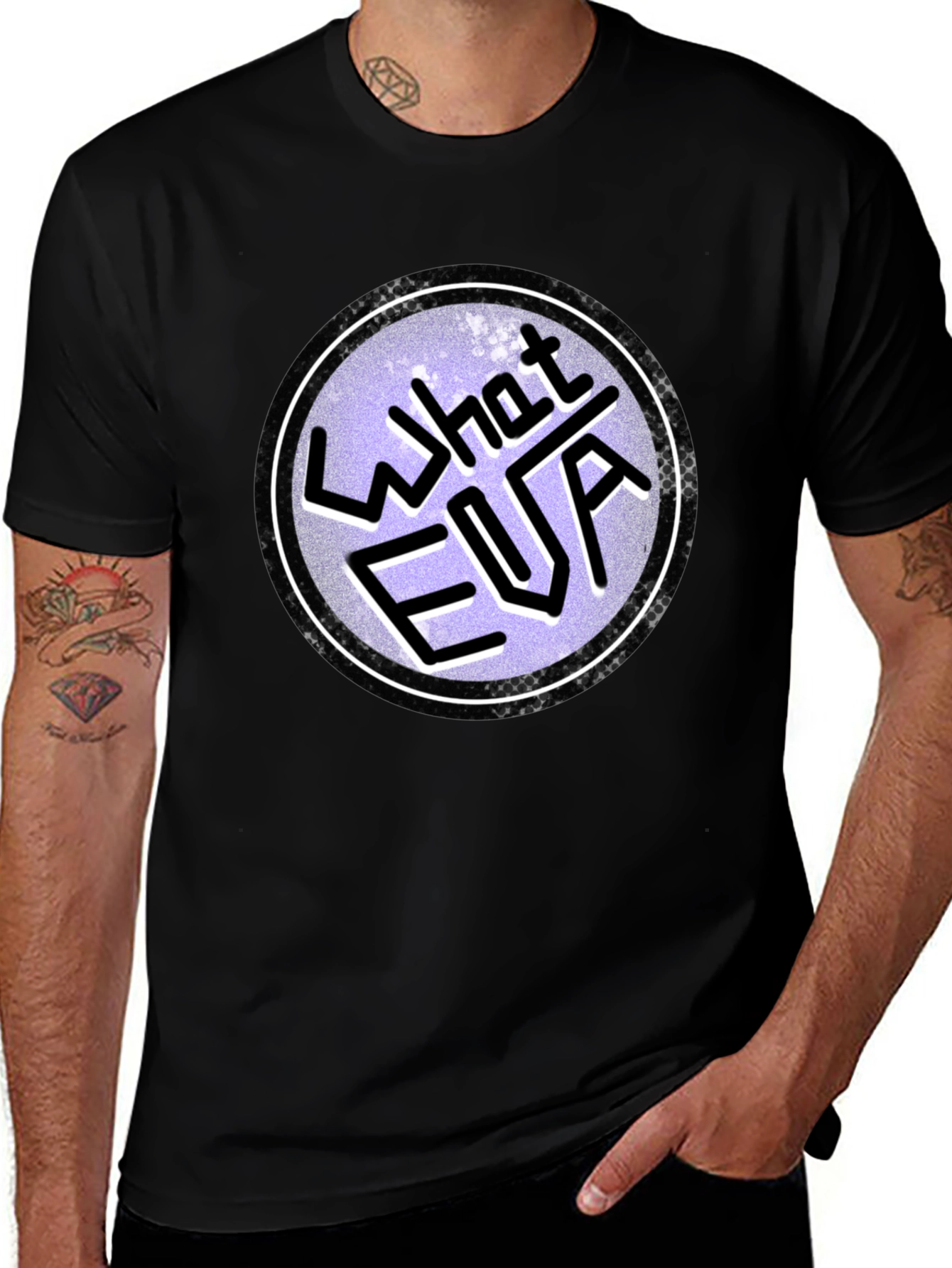 What FUA Funny Graphic Mens Black T-Shirt