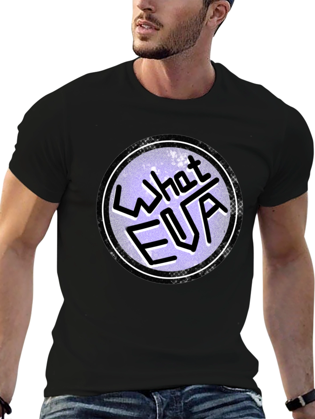 What FUA Funny Graphic Mens Black T-Shirt