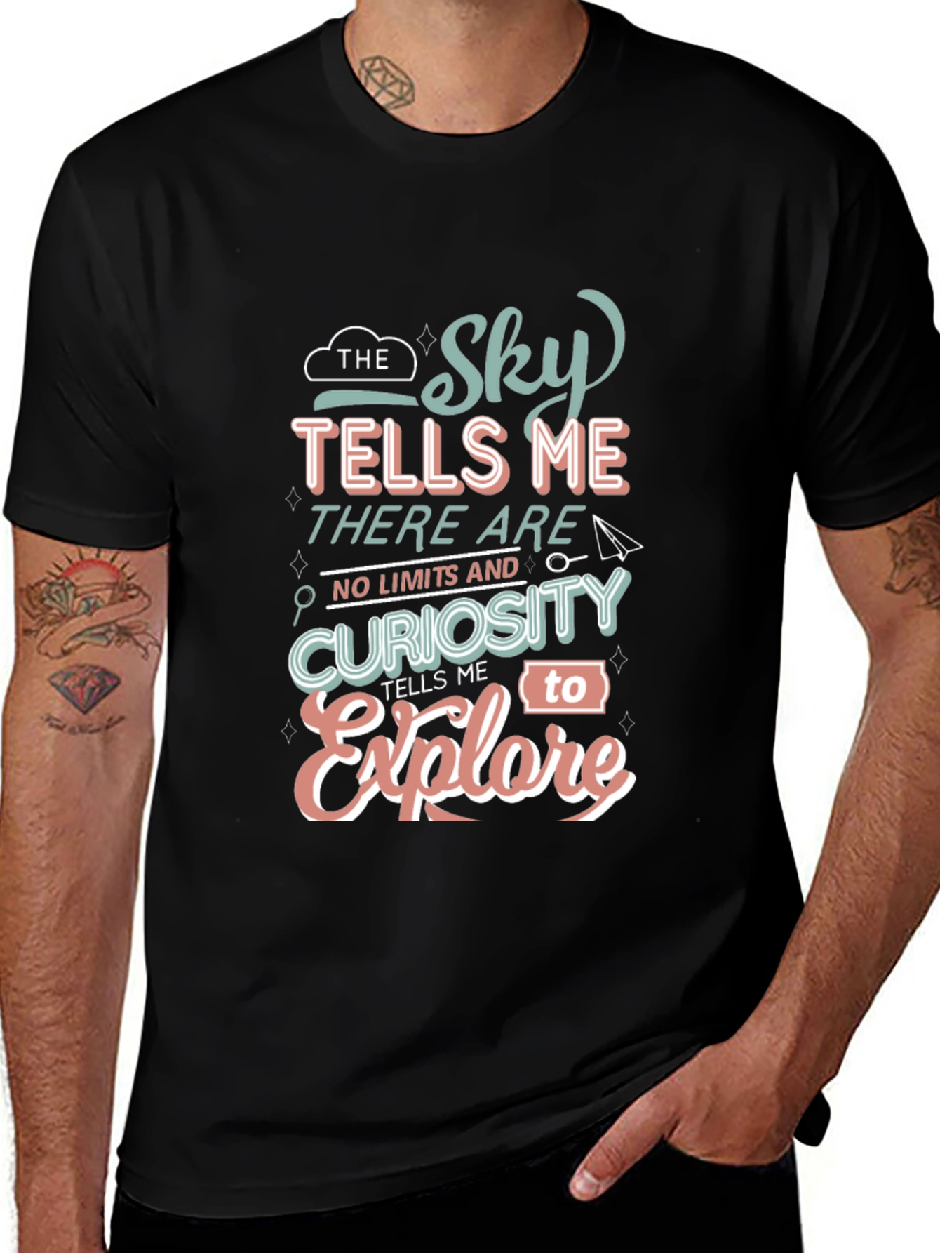 The Sky Tells Me Graphic T-Shirt
