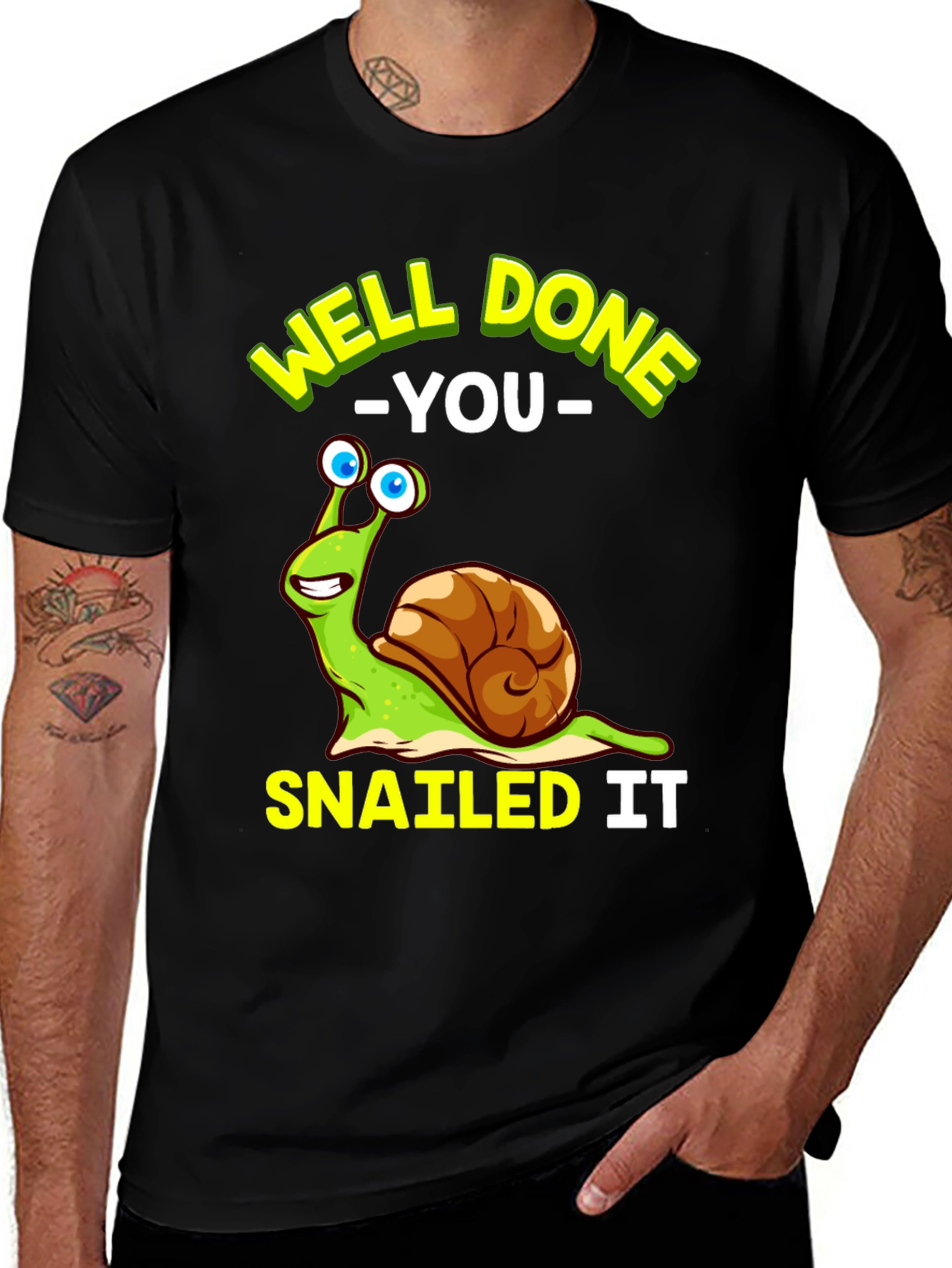 Well Done You Snail T-Shirt Funny Snailing Pun Tee