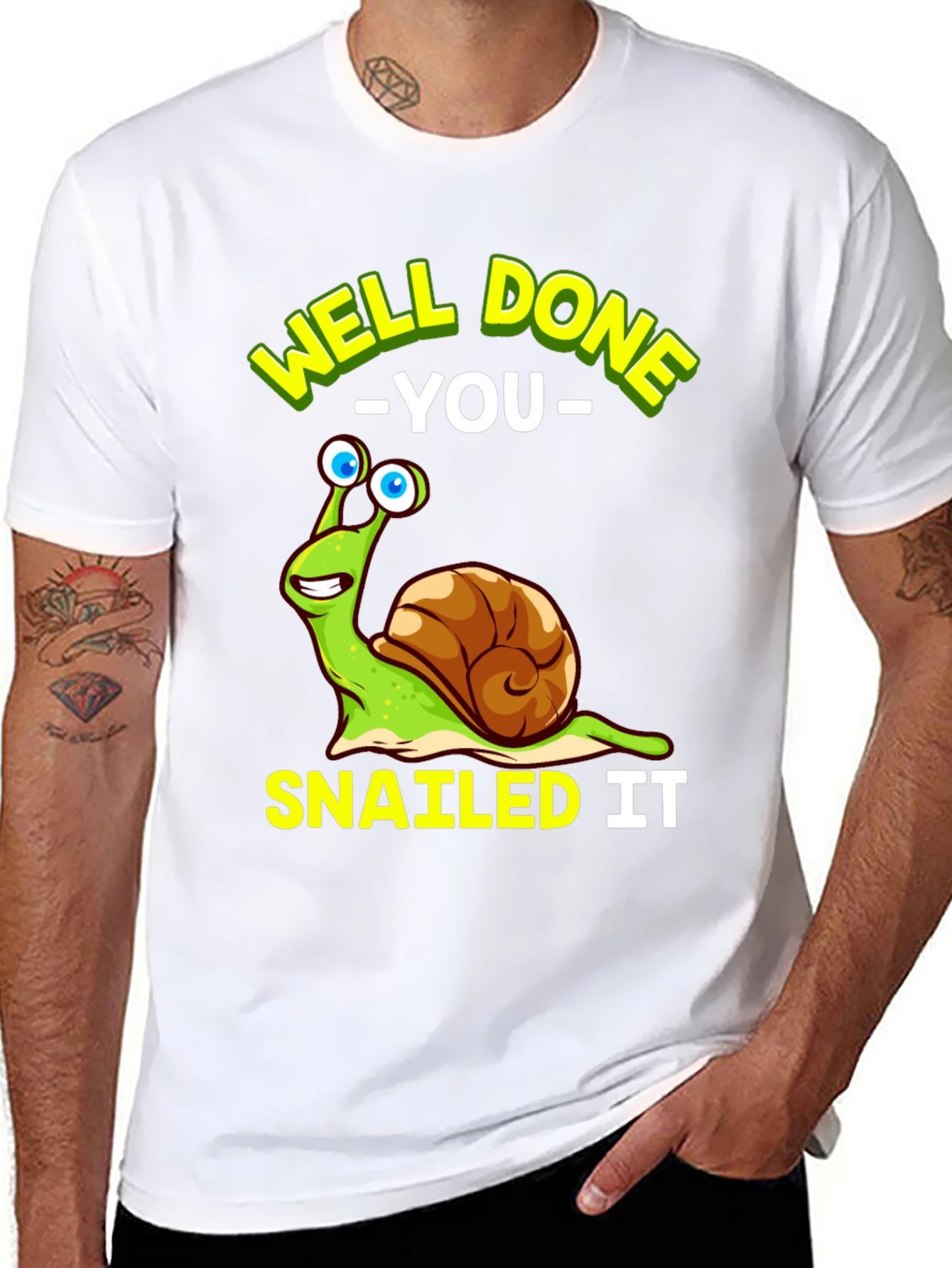 Well Done You Snail T-Shirt Funny Snailing Pun Tee
