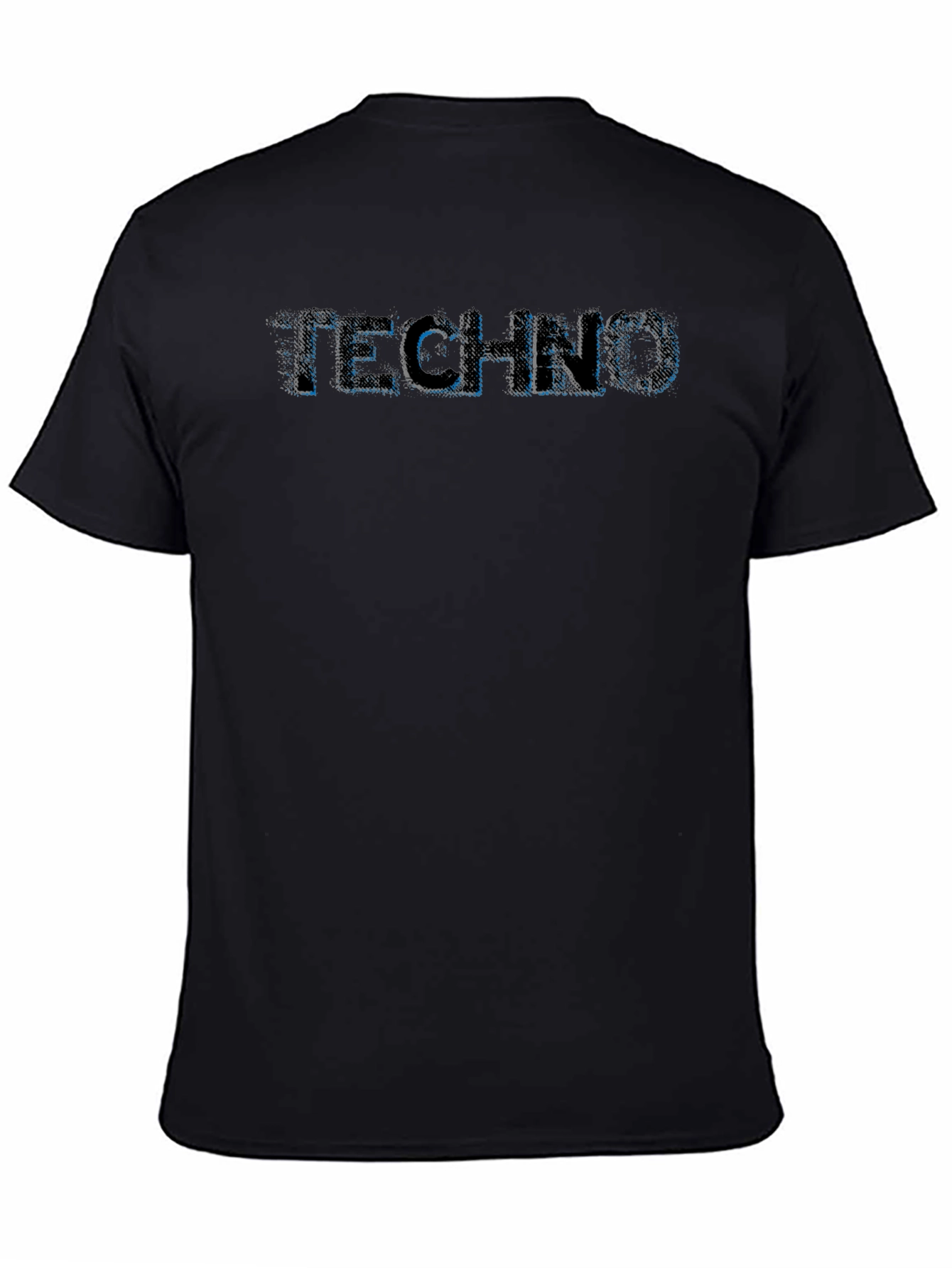 Techno Graphic Print T-Shirt
