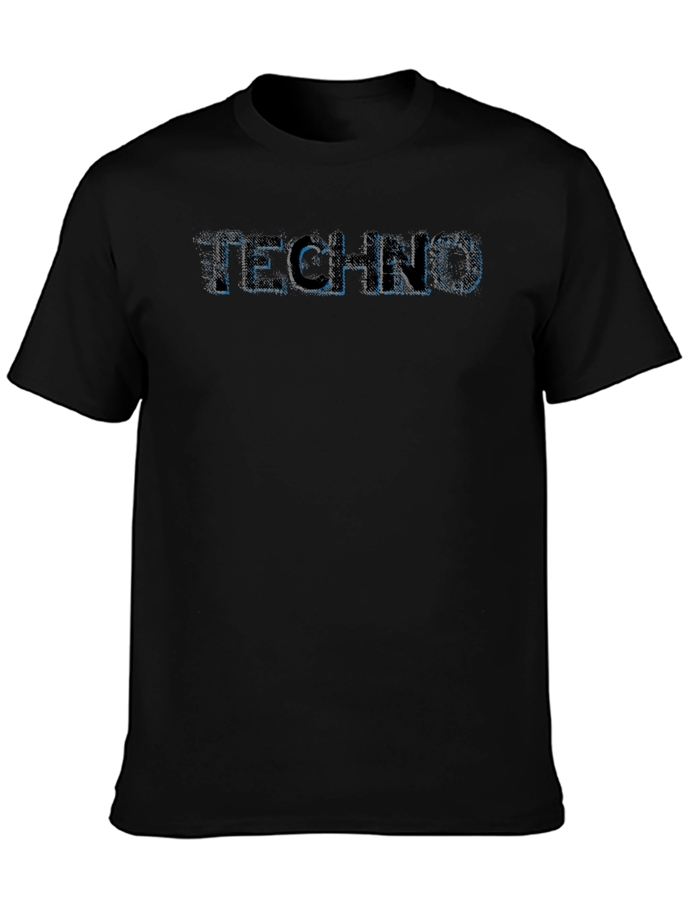 Techno Graphic Print T-Shirt
