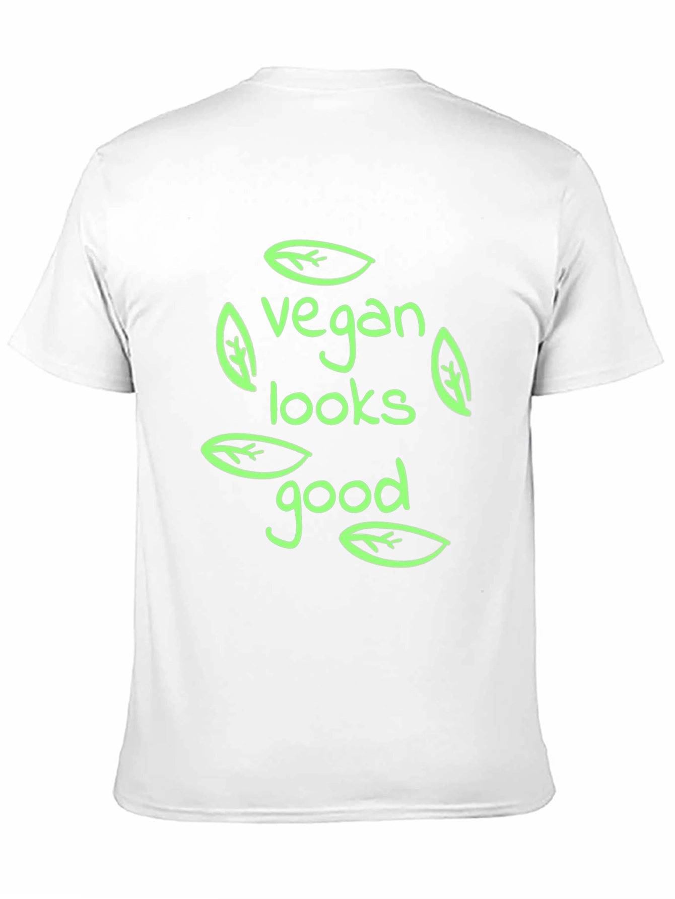 Vegan Looks Good Black T-Shirt