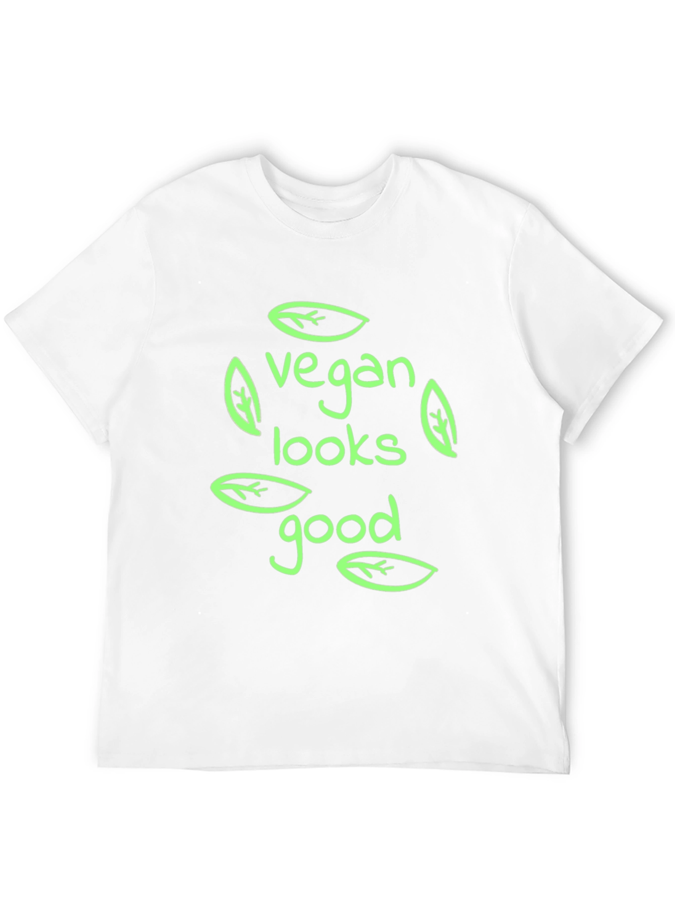 Vegan Looks Good Black T-Shirt