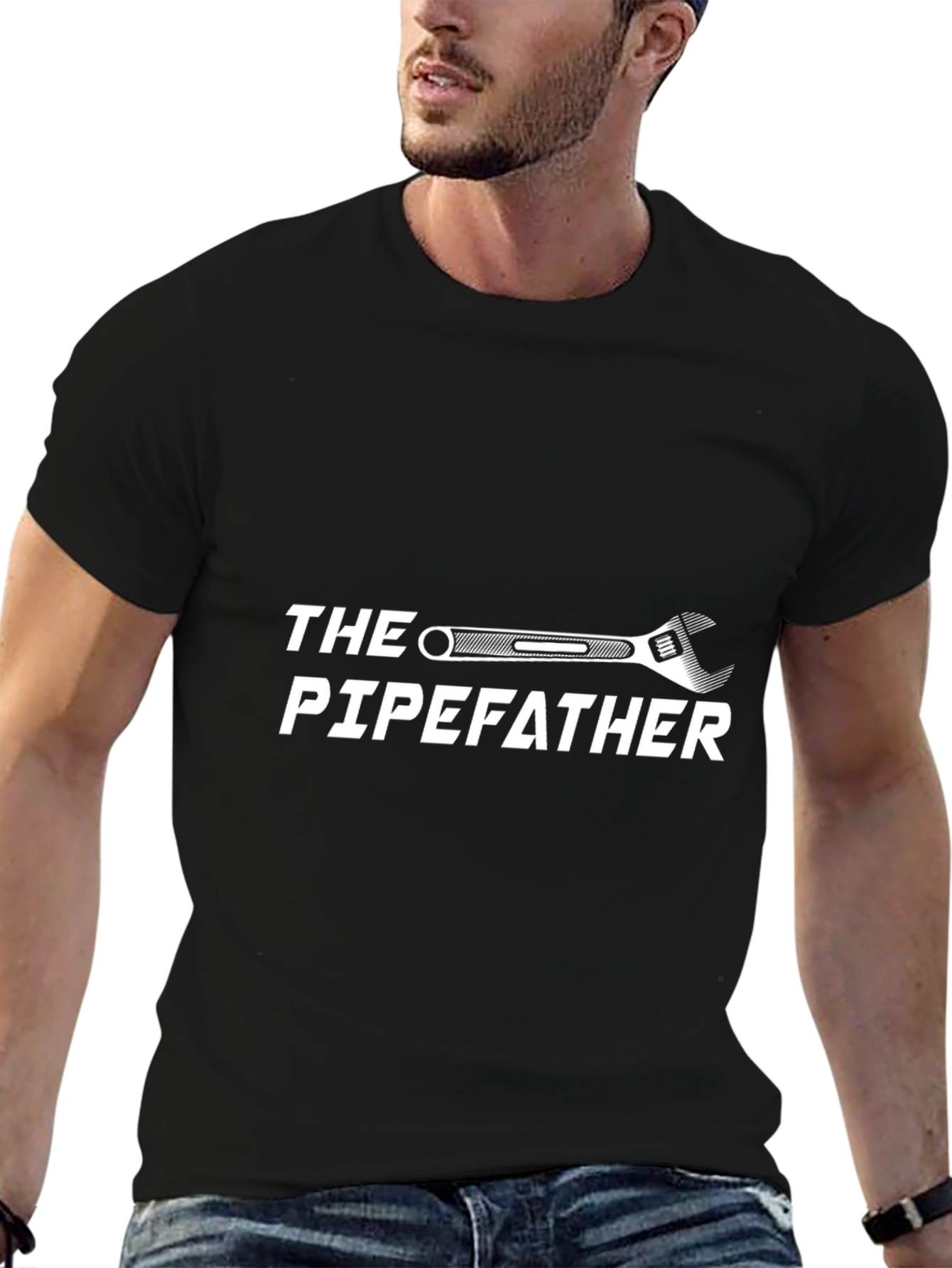 The Pipefather Graphic Tee - Plumber Humor T-Shirt