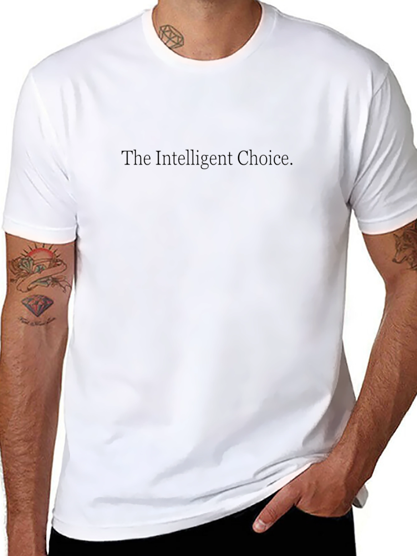 The Intelligent Choice Black T-Shirt