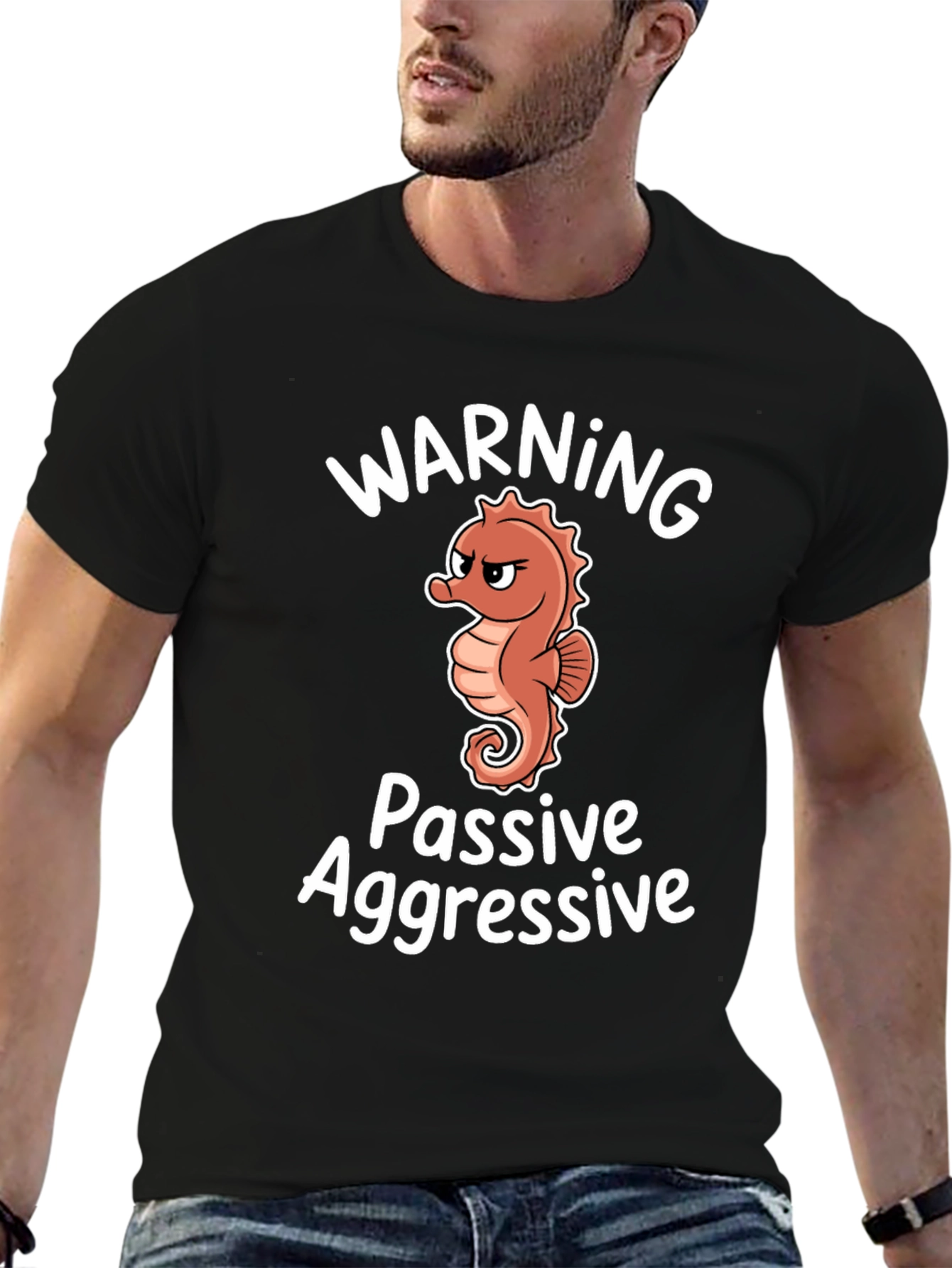 Warning Passive Aggressive Seahorse T-Shirt