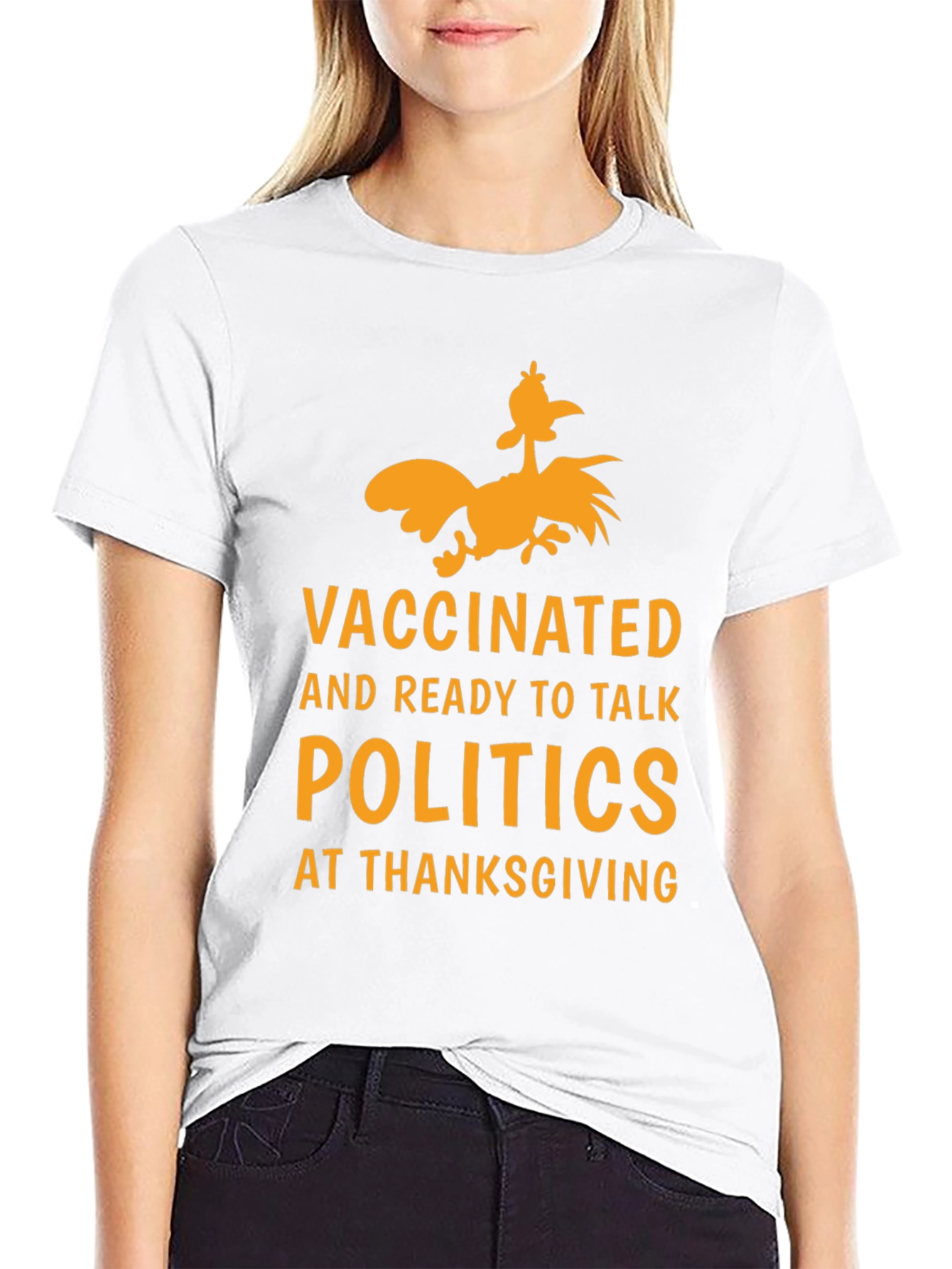 Vaccinated Politics Thanksgiving T-Shirt