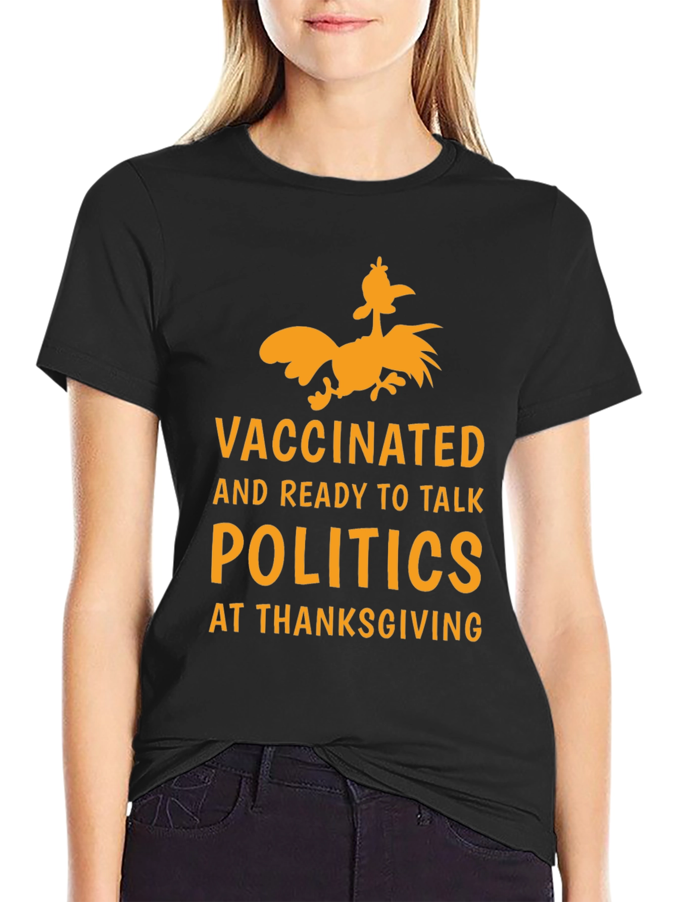 Vaccinated Politics Thanksgiving T-Shirt