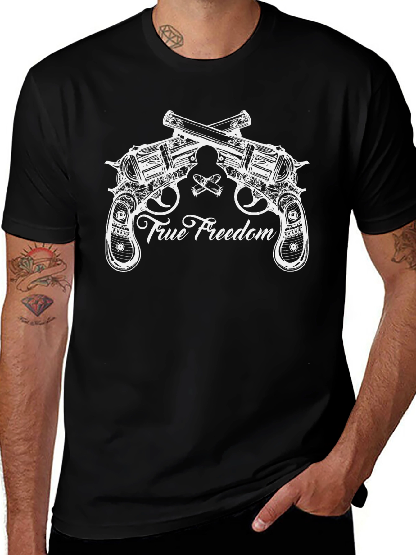 True Freedom Revolver Graphic Tee