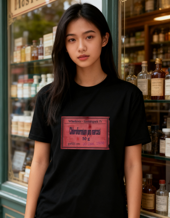 Vintage 1938 Chlorofomium Document Tee