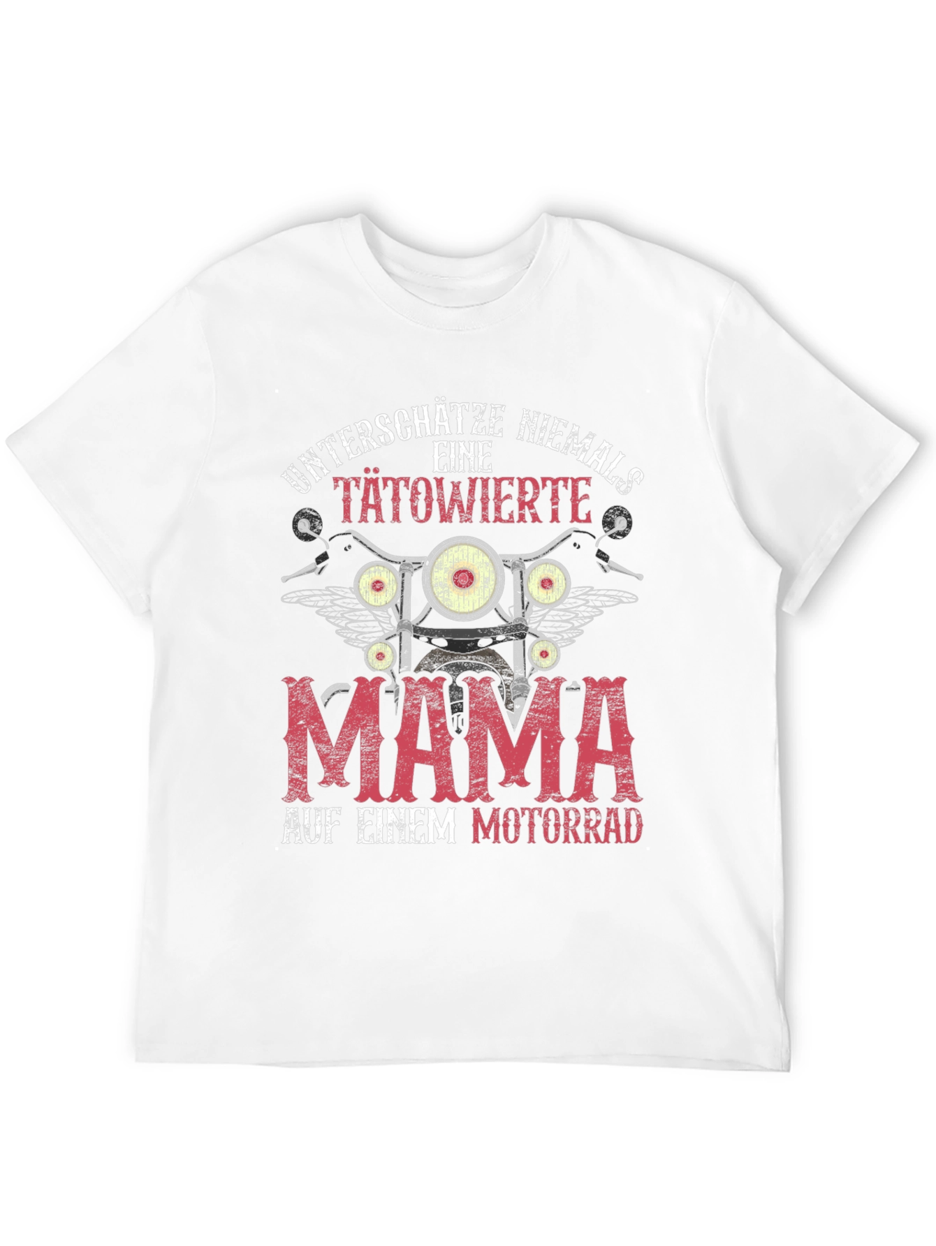 Tattooed Mama Motorcycle Graphic T-Shirt