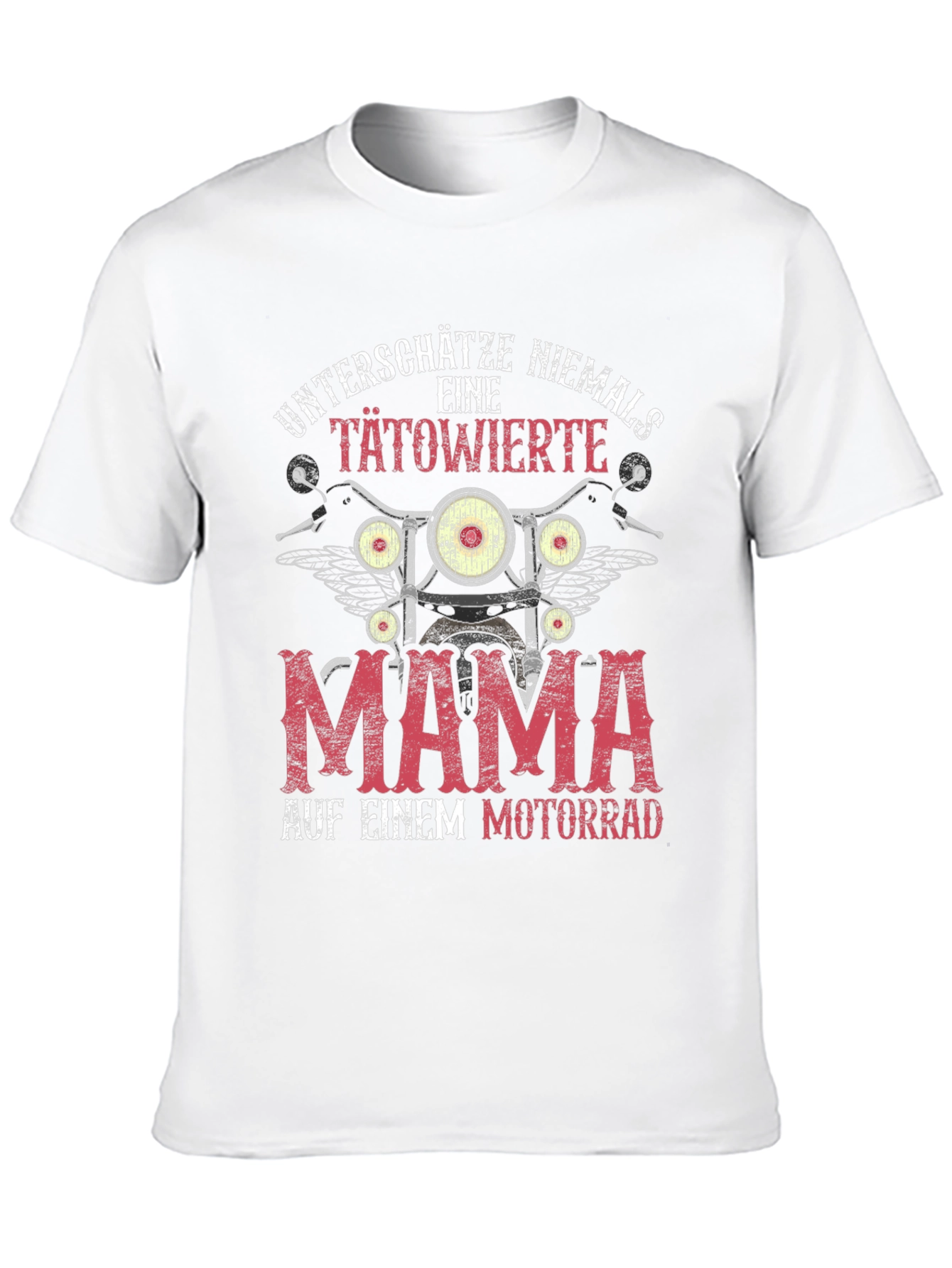 Tattooed Mama Motorcycle Graphic T-Shirt