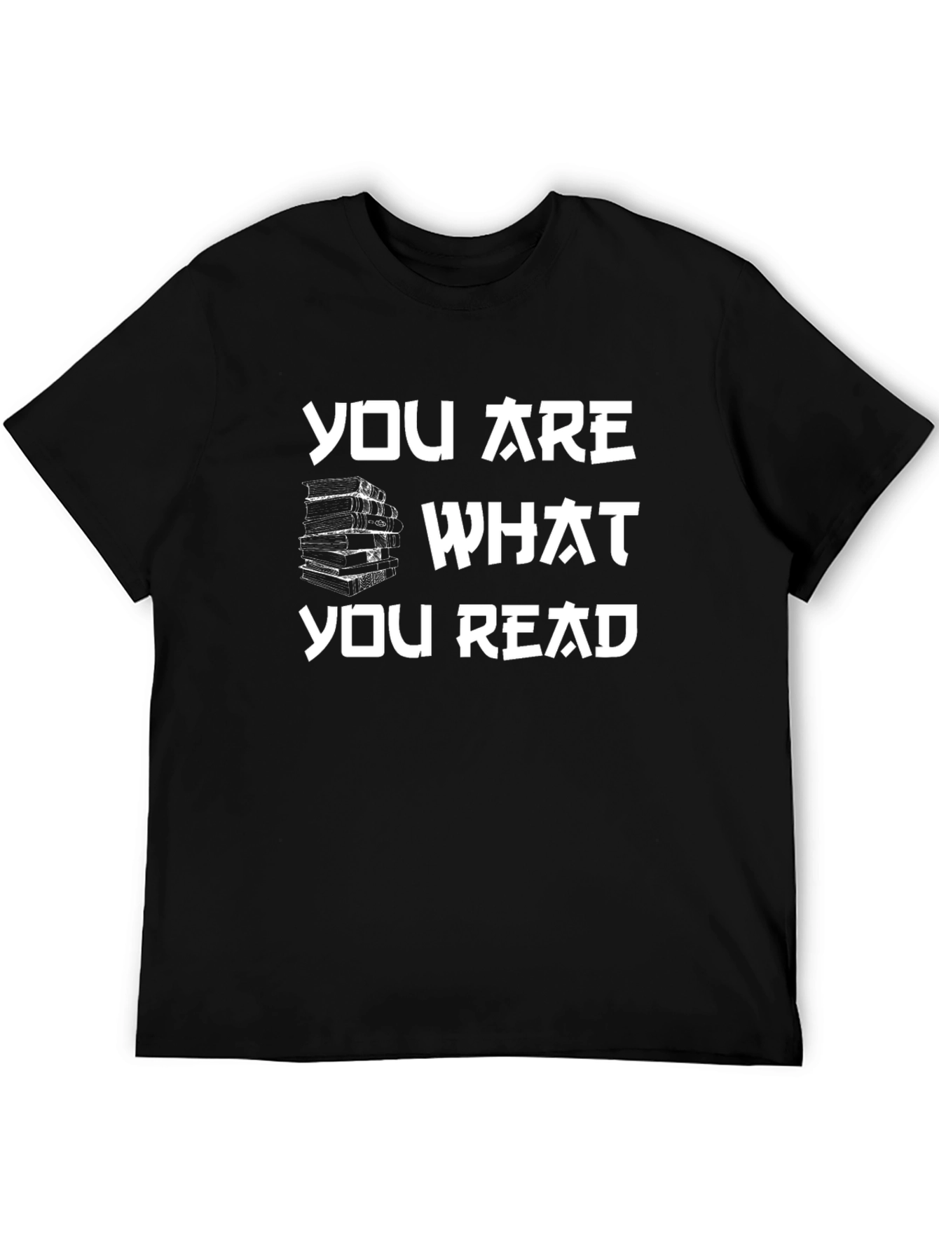 You Are What You Read Black Graphic Tee