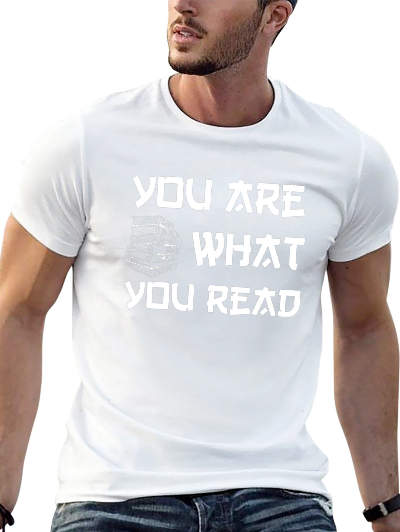 You Are What You Read Black Graphic Tee