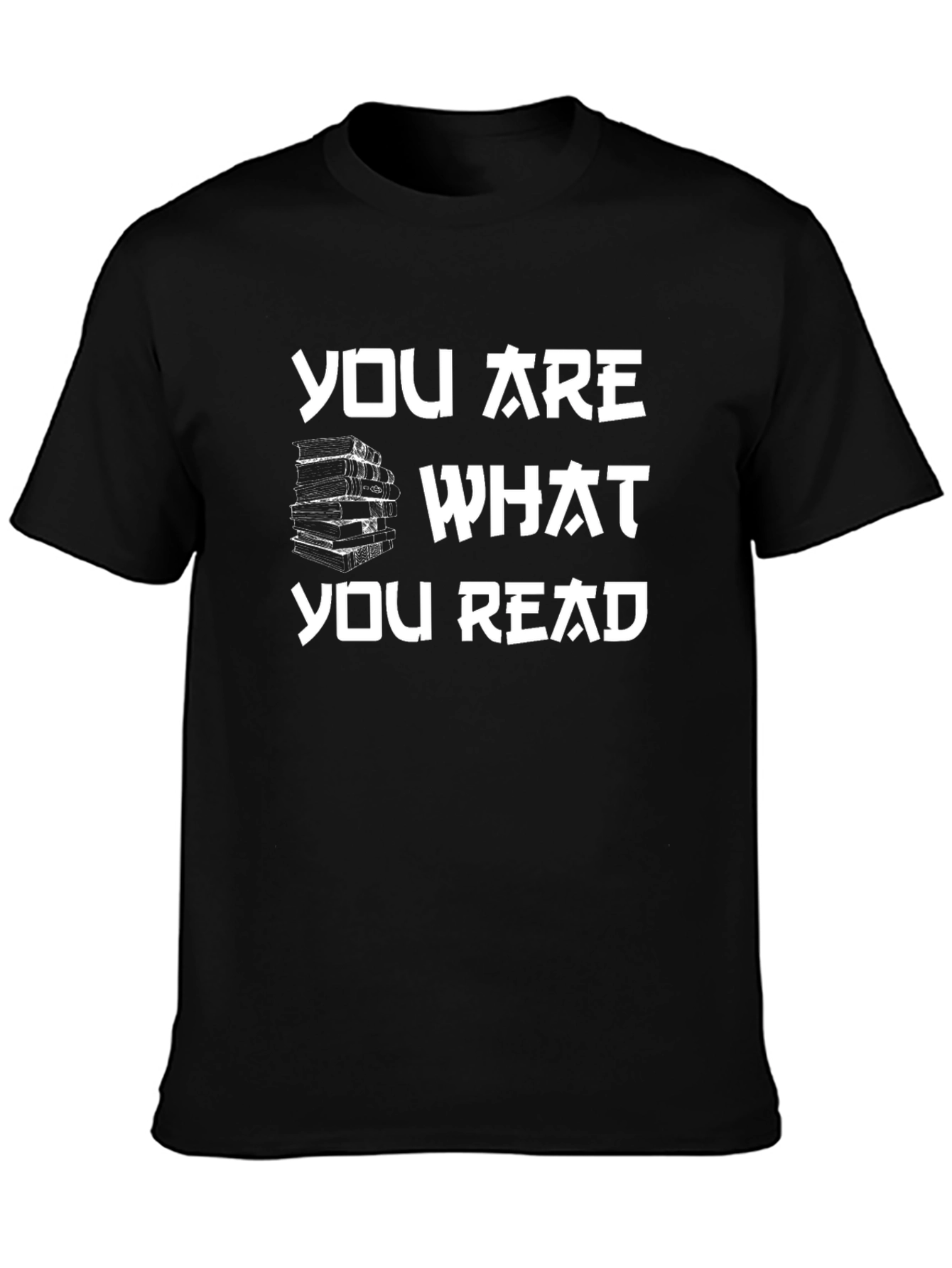 You Are What You Read Black Graphic Tee