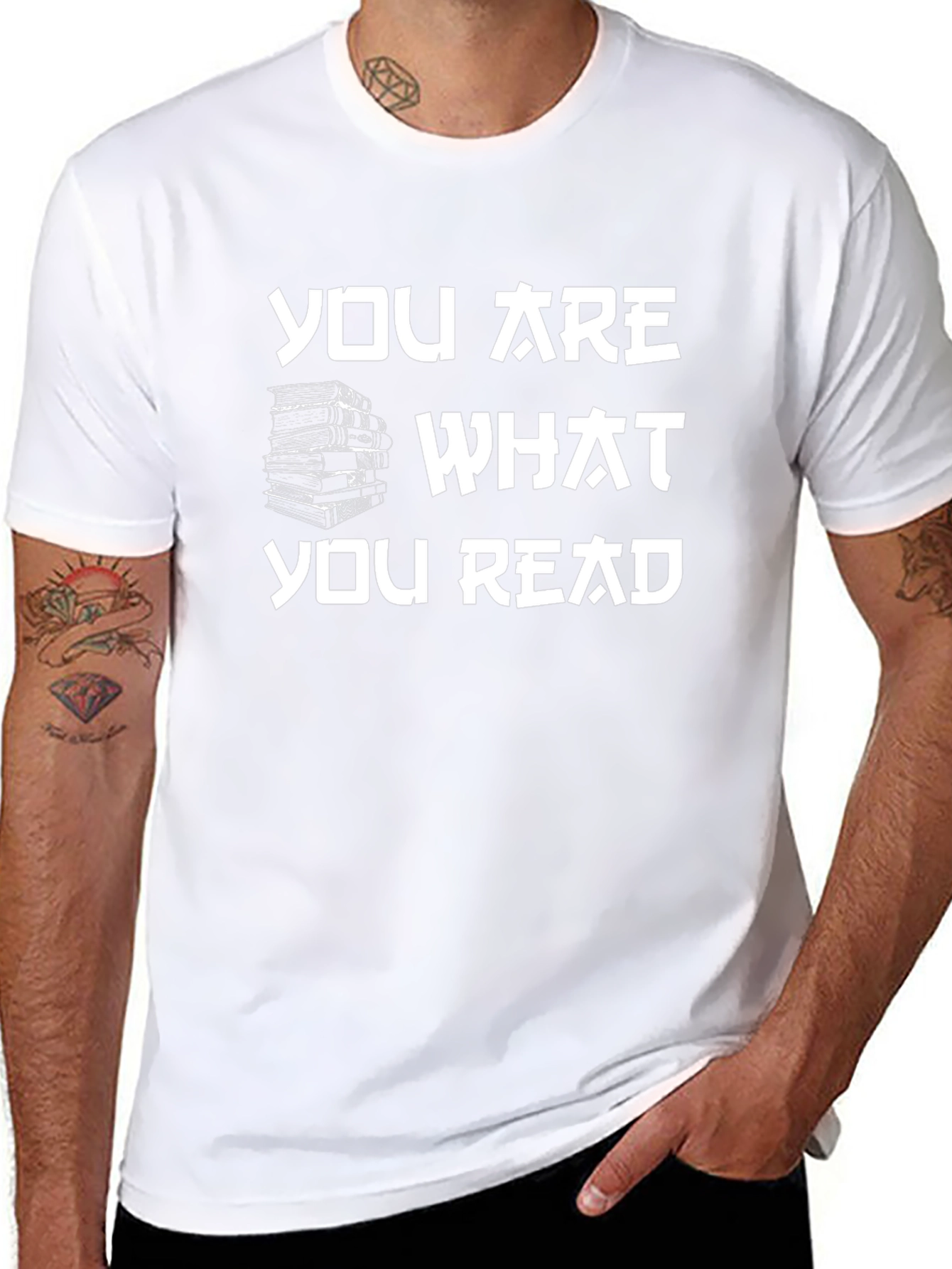 You Are What You Read Black Graphic Tee