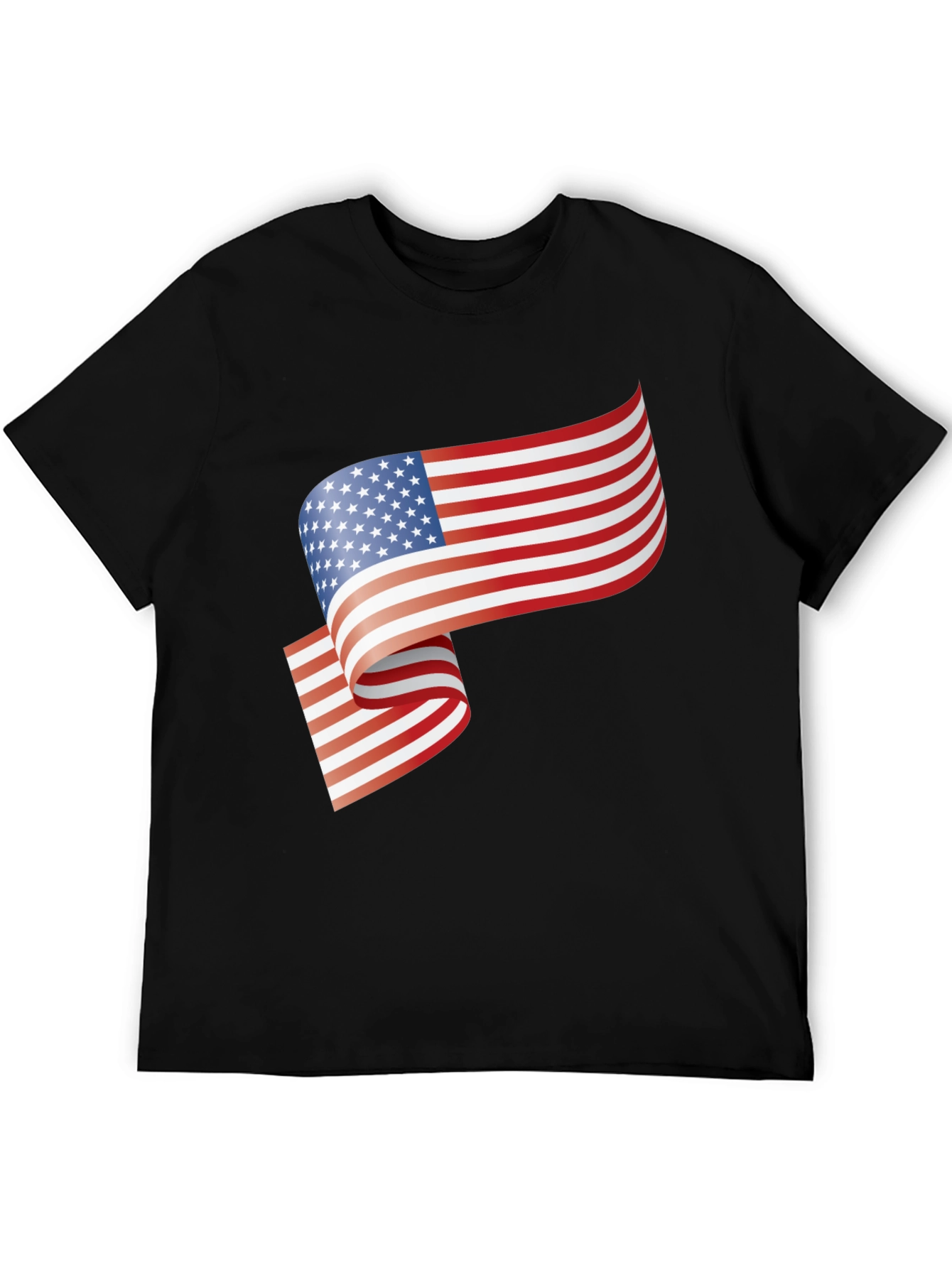 USA Flag Graphic T-Shirt