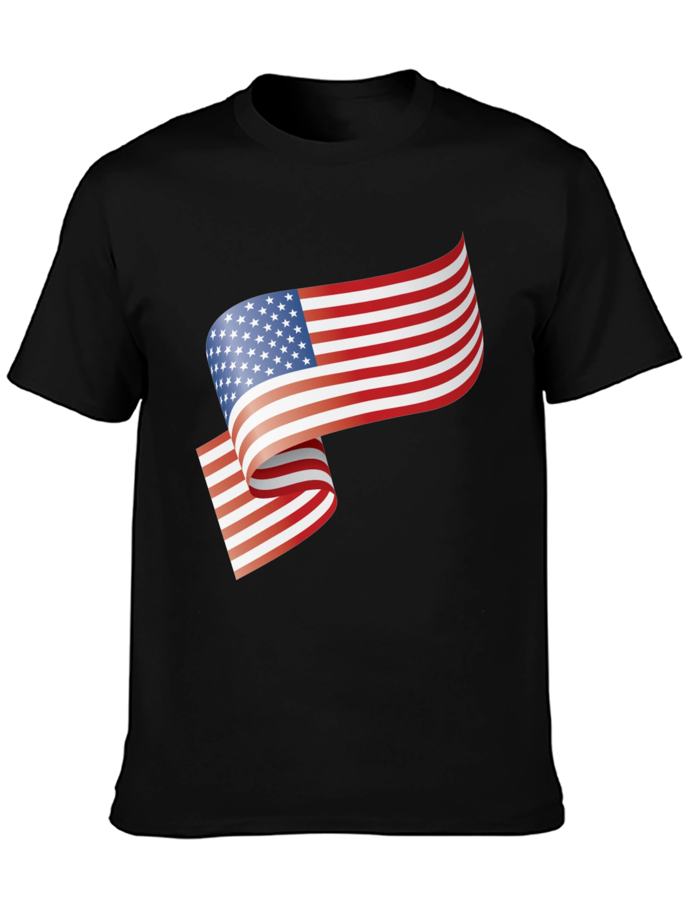 USA Flag Graphic T-Shirt
