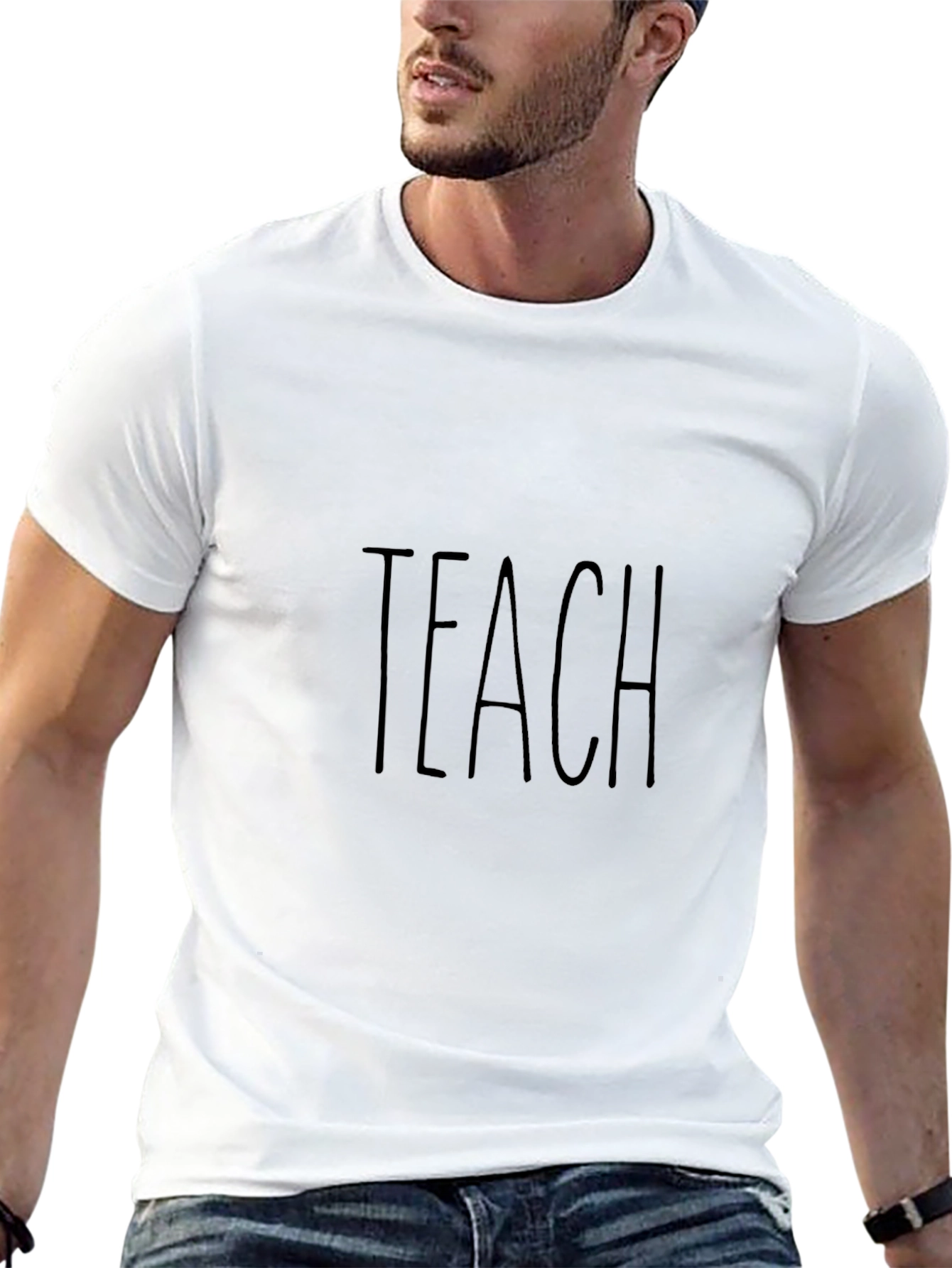 TEACH Graphic Black T-Shirt