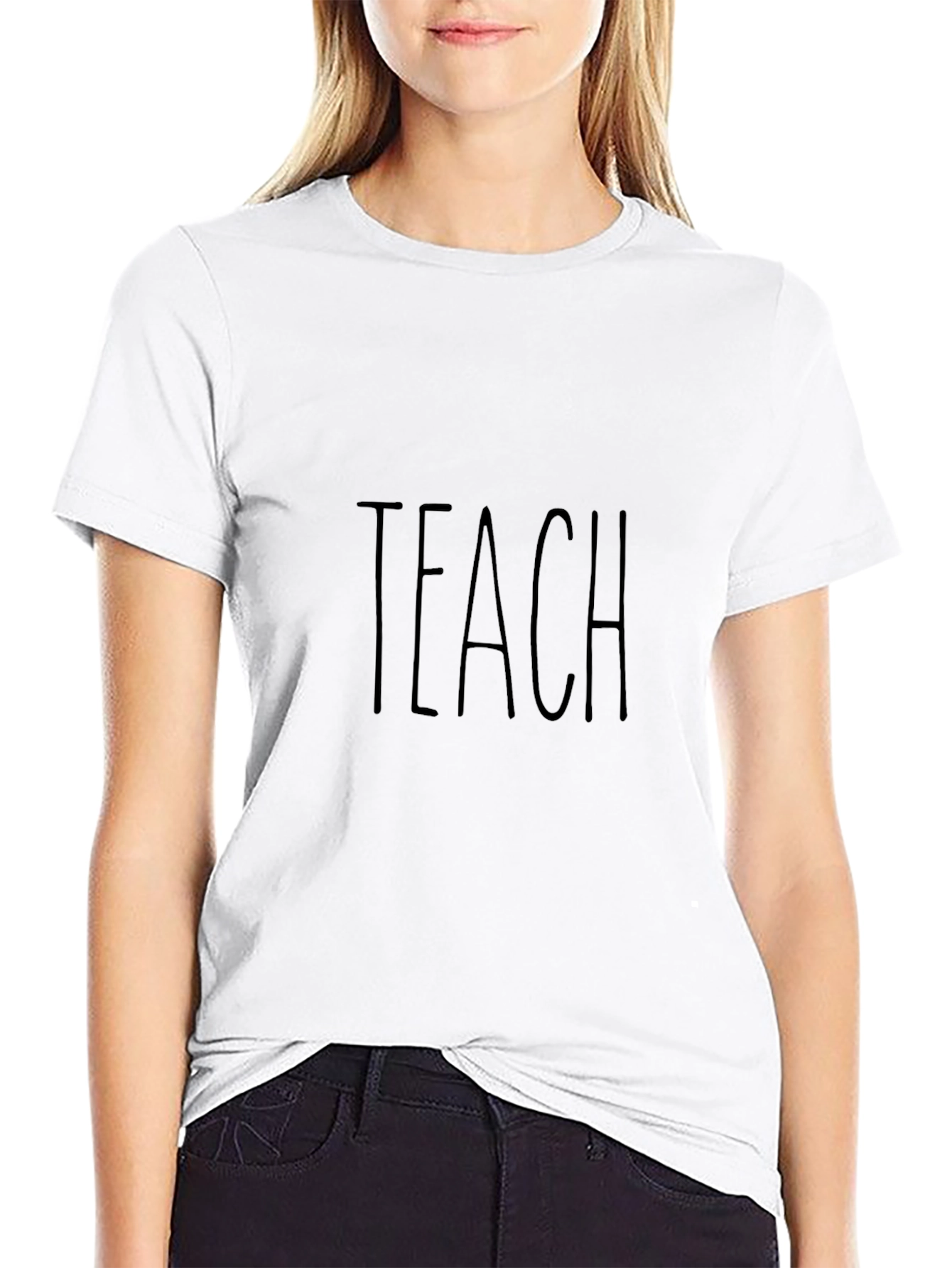 TEACH Graphic Black T-Shirt
