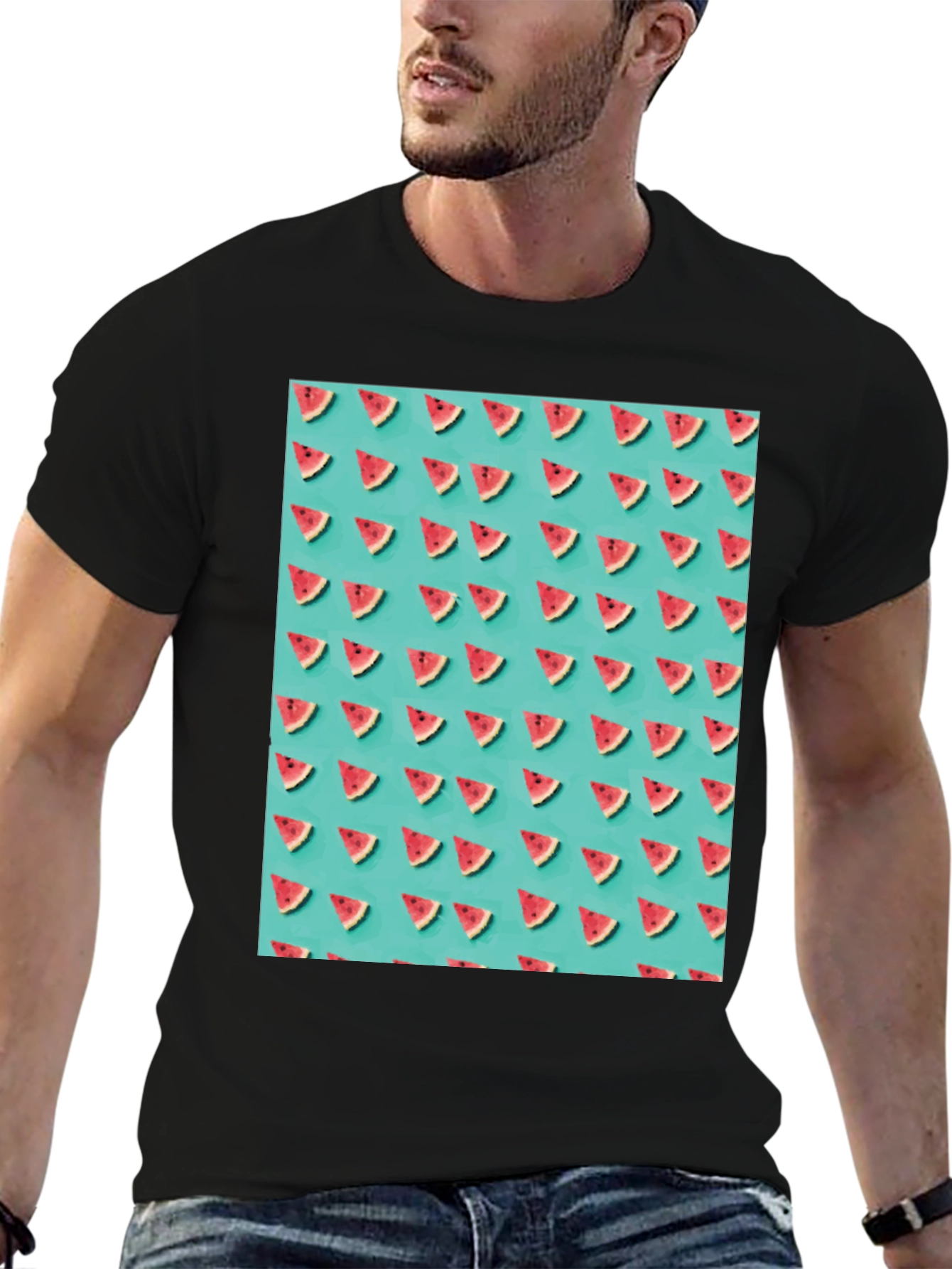 Trendy Watermelon Pattern T-Shirt