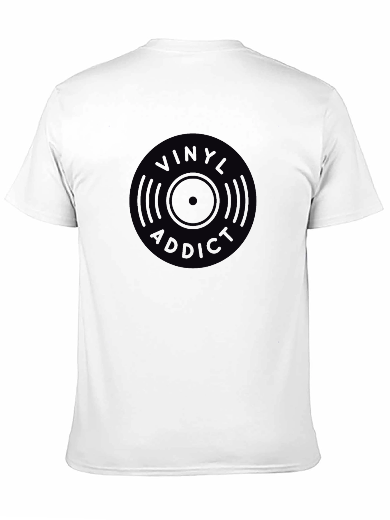Vinyl Addict Black Graphic Tee