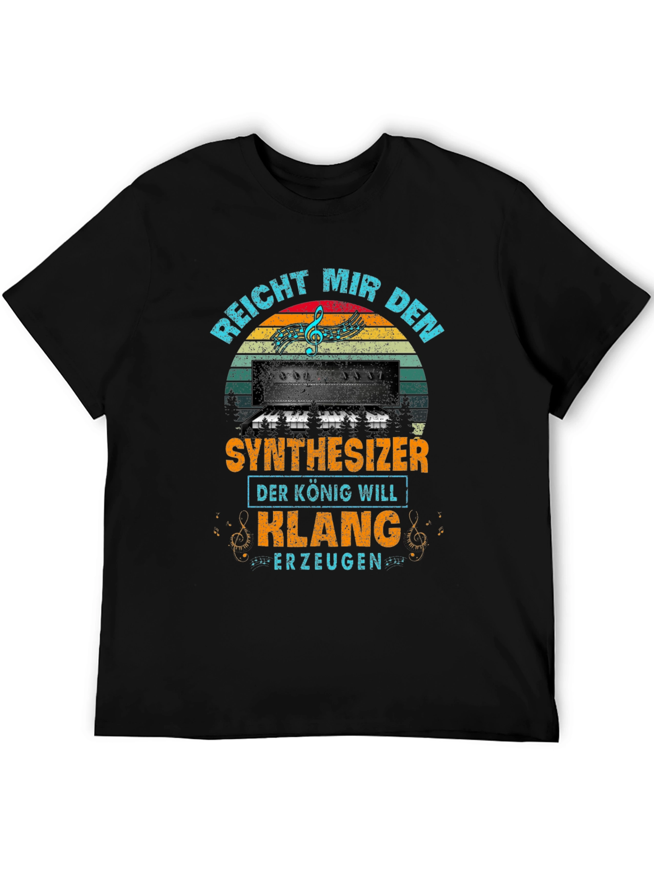 Synthesizer King T-Shirt - Music Lover Tee