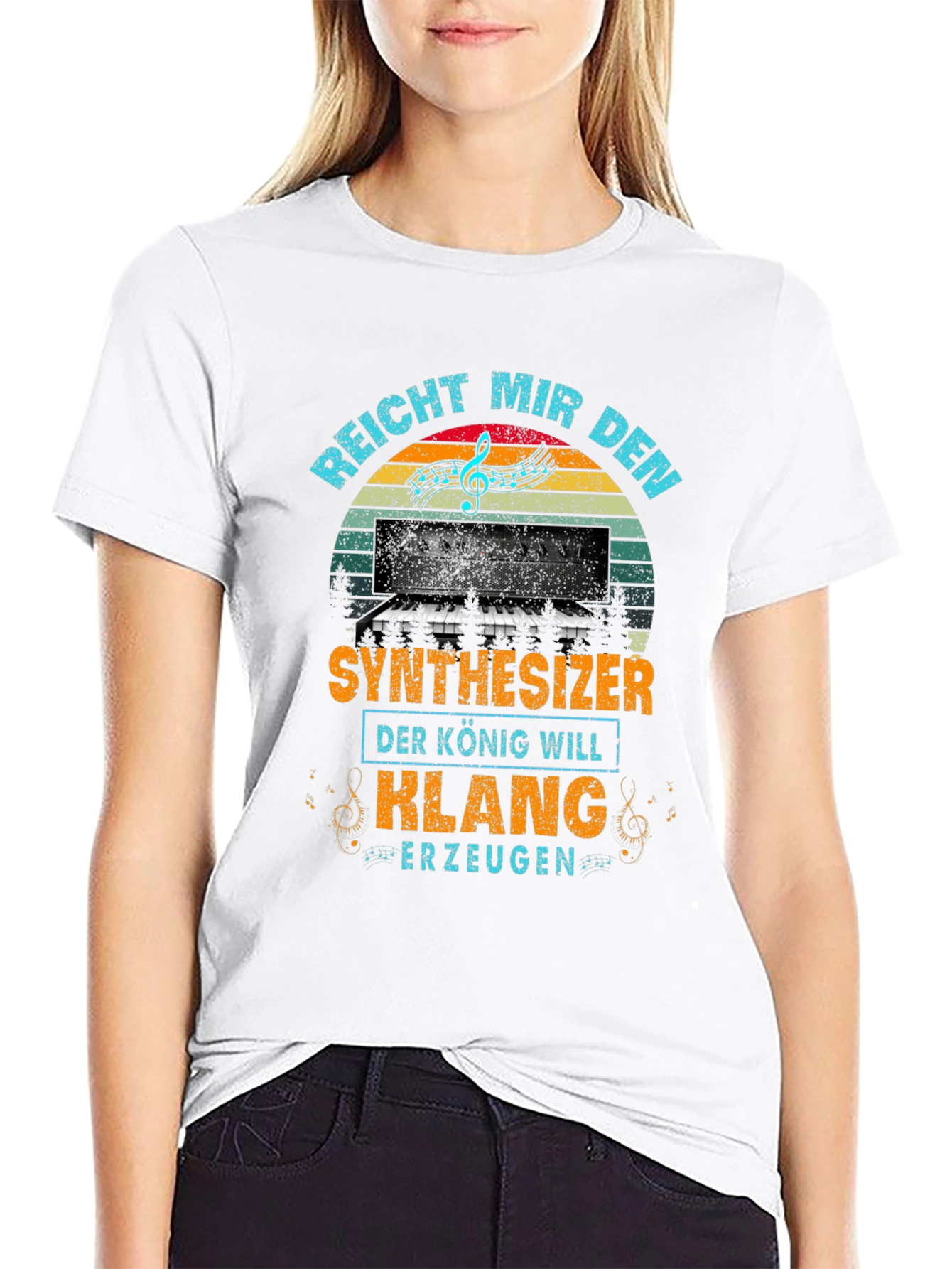 Synthesizer King T-Shirt - Music Lover Tee