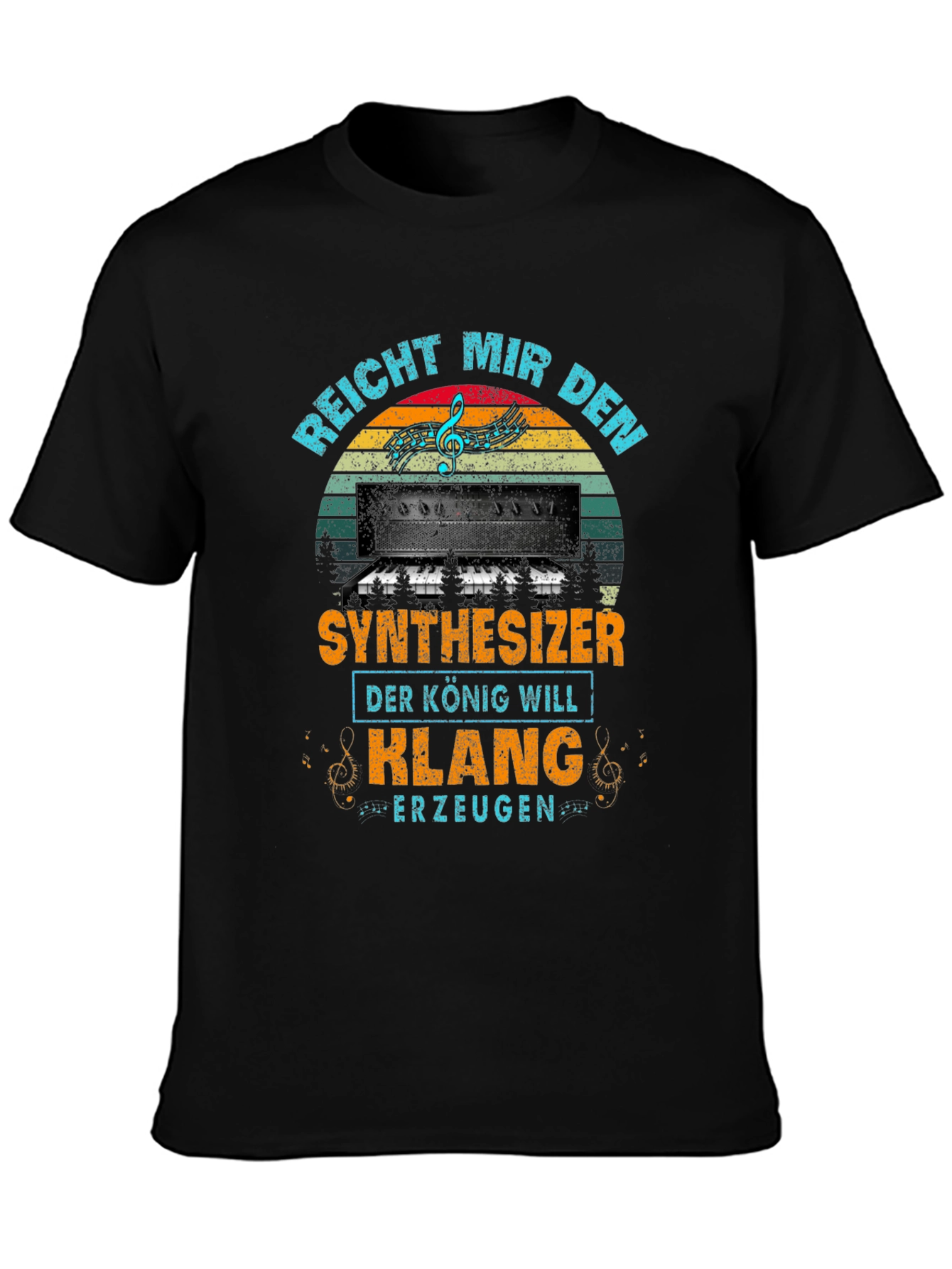 Synthesizer King T-Shirt - Music Lover Tee