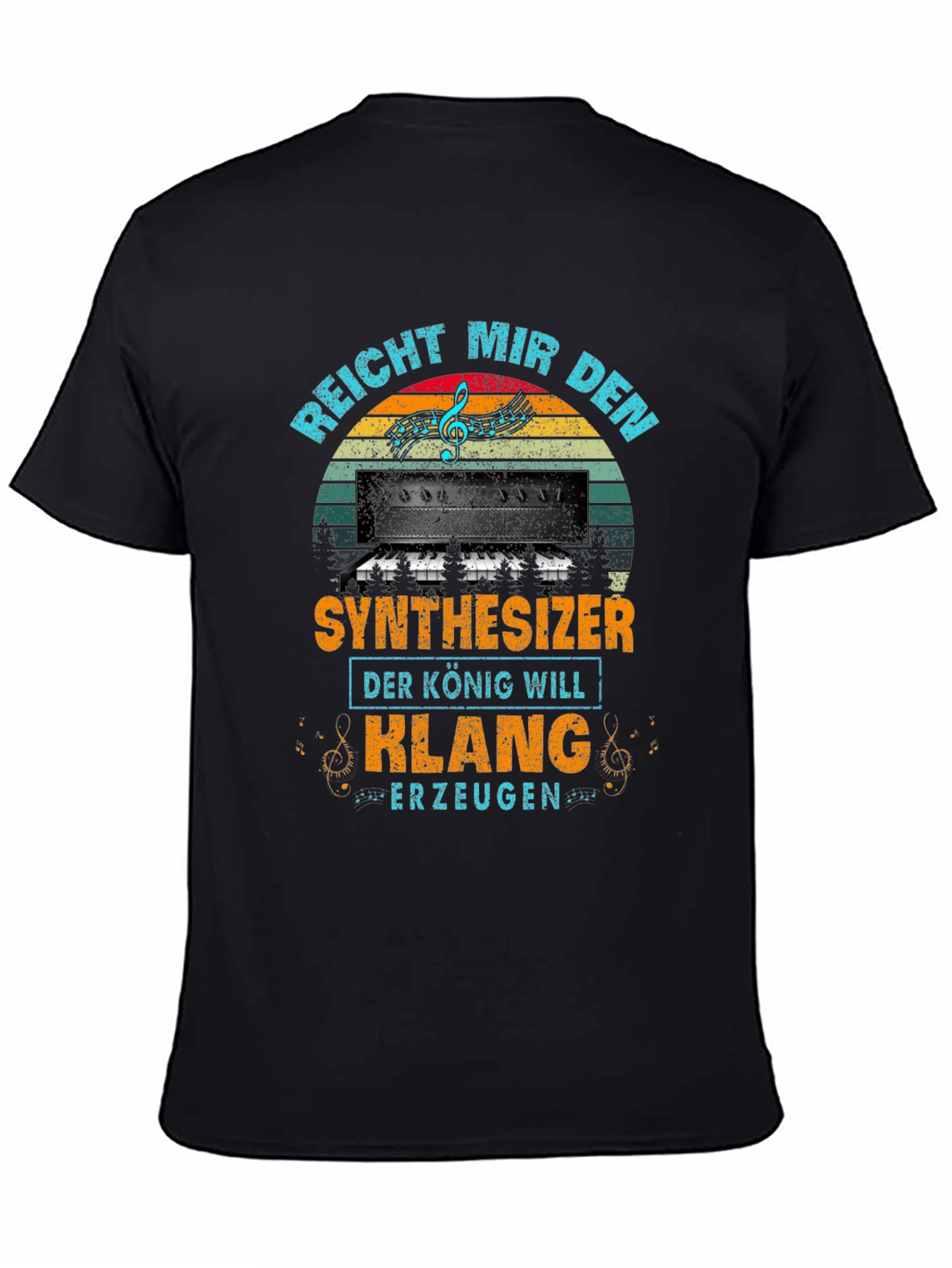 Synthesizer King T-Shirt - Music Lover Tee