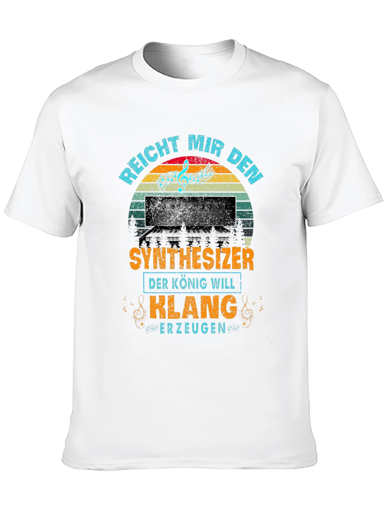 Synthesizer King T-Shirt - Music Lover Tee