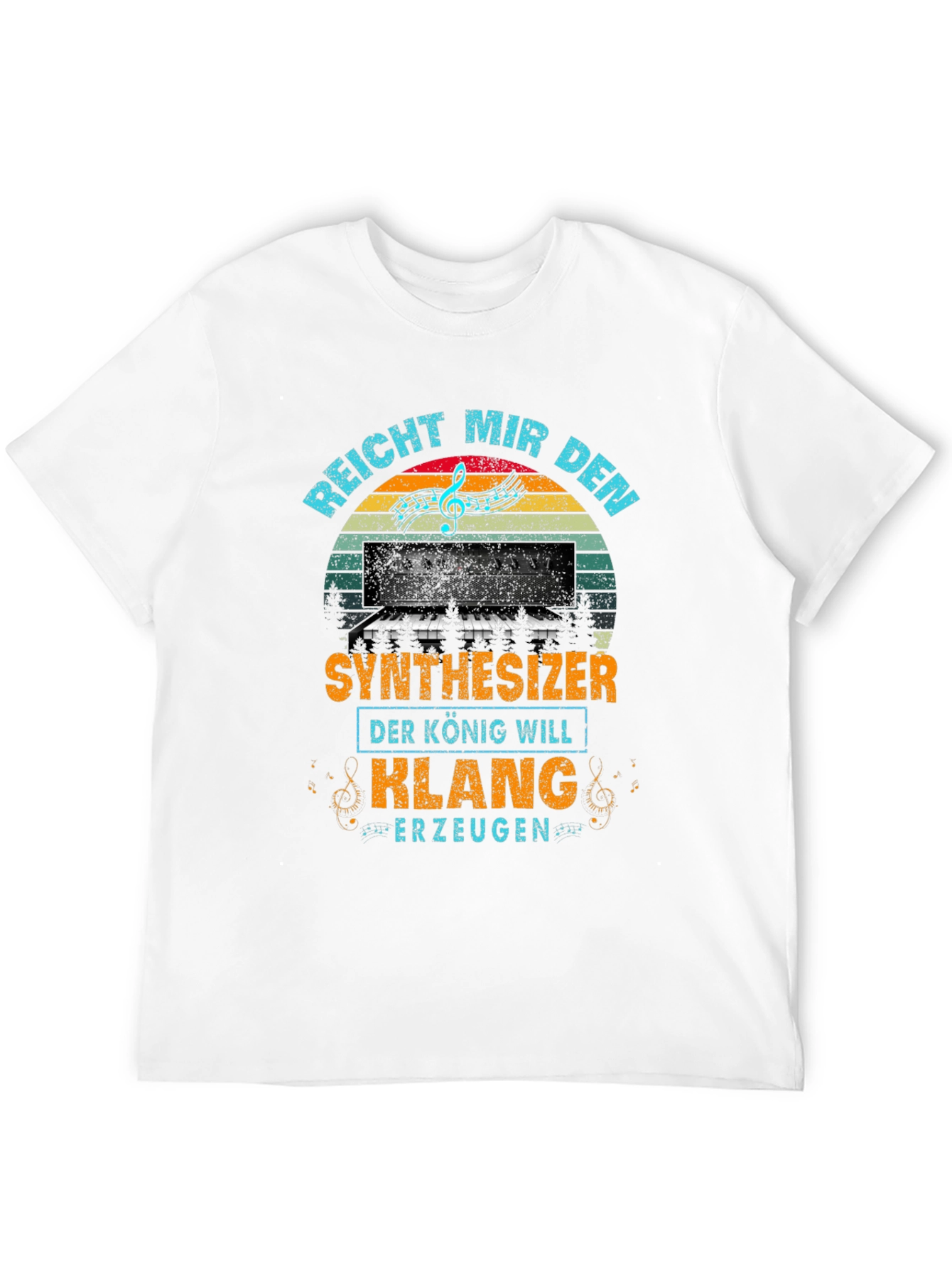 Synthesizer King T-Shirt - Music Lover Tee