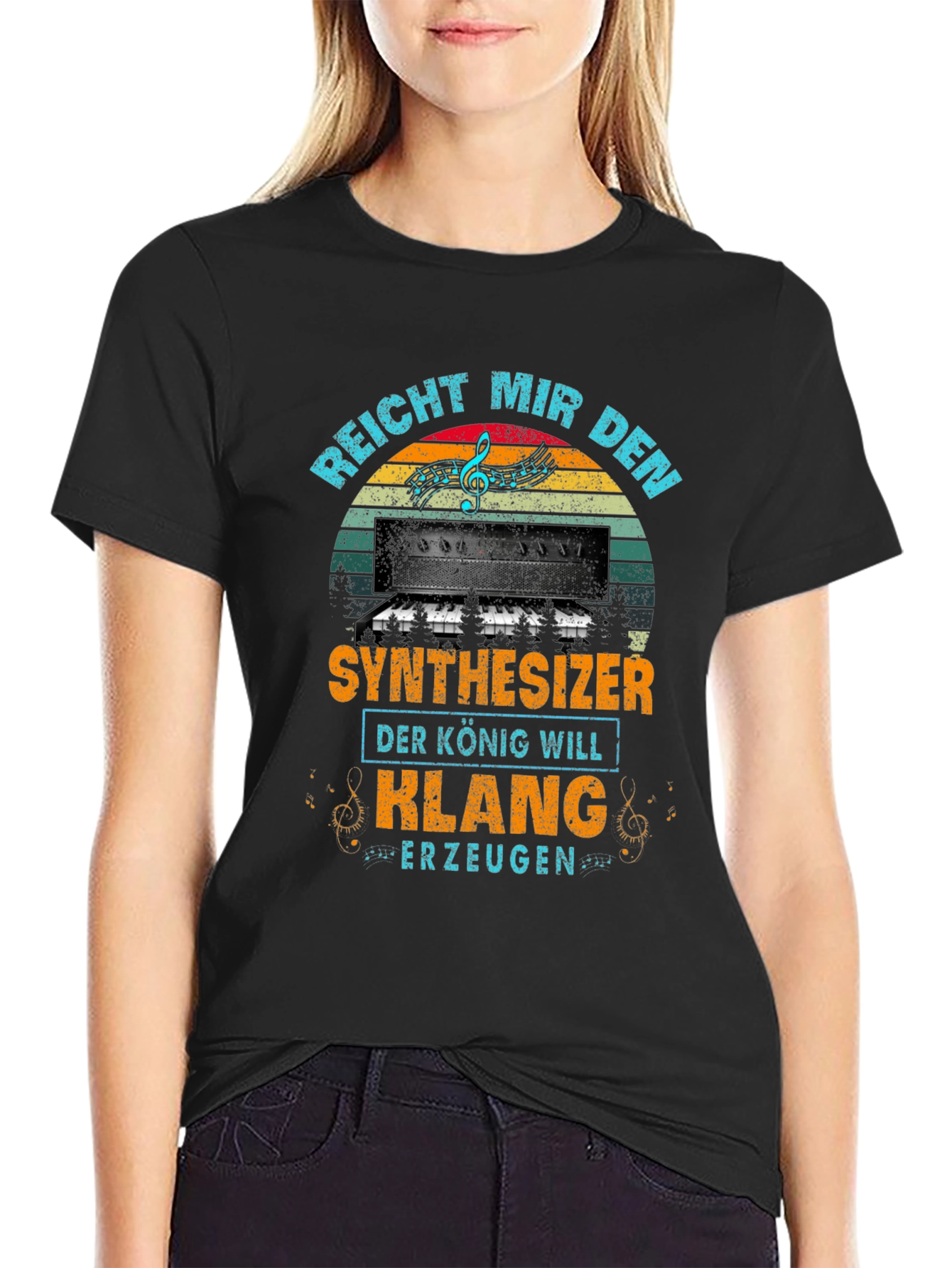 Synthesizer King T-Shirt - Music Lover Tee