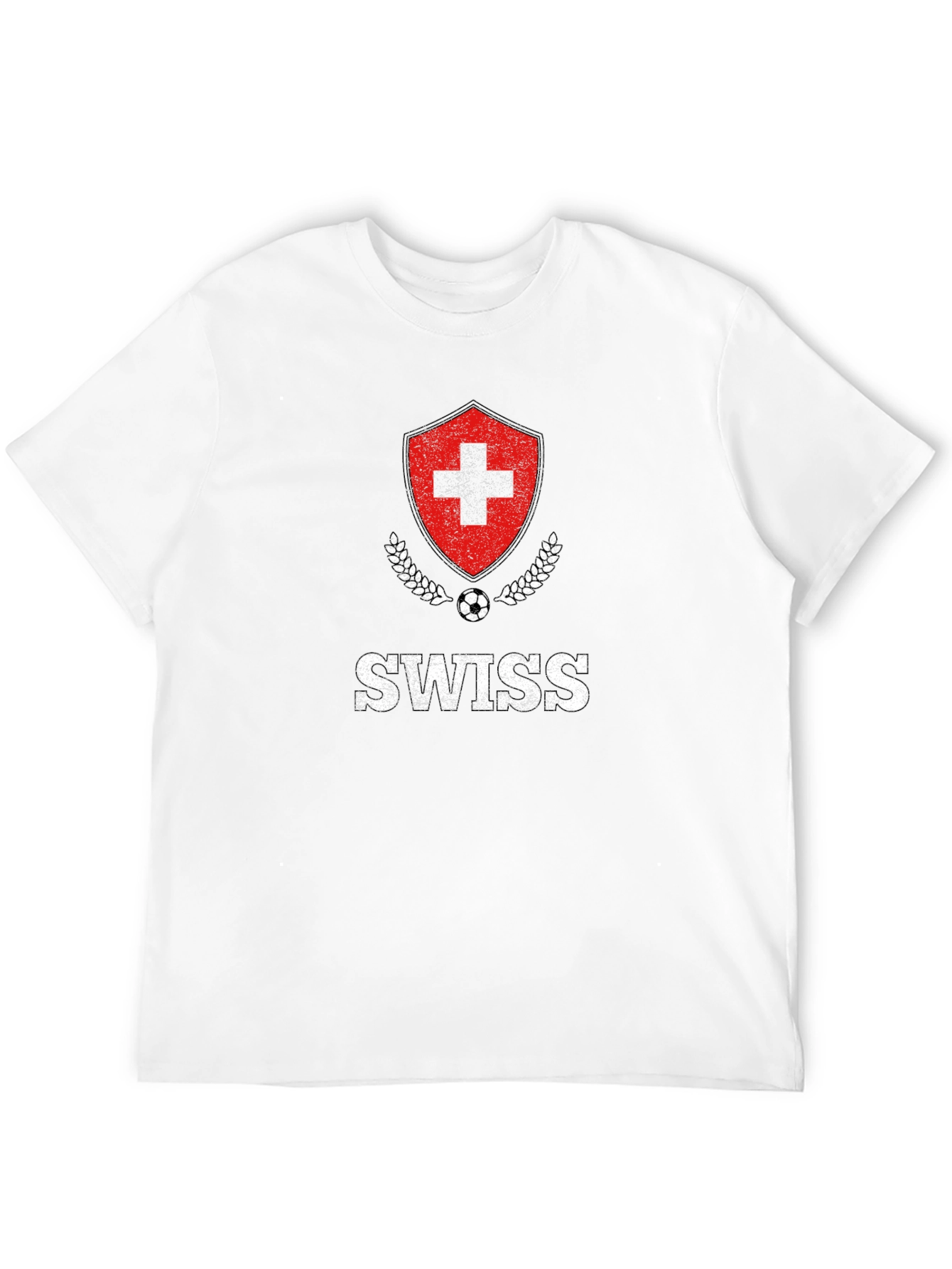 Swiss Soccer Pride T-Shirt - Black Cotton Tee