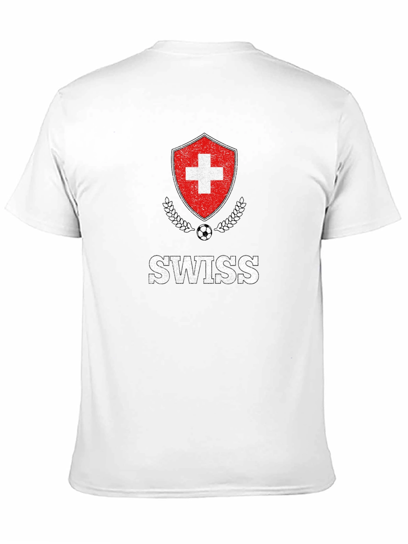 Swiss Soccer Pride T-Shirt - Black Cotton Tee