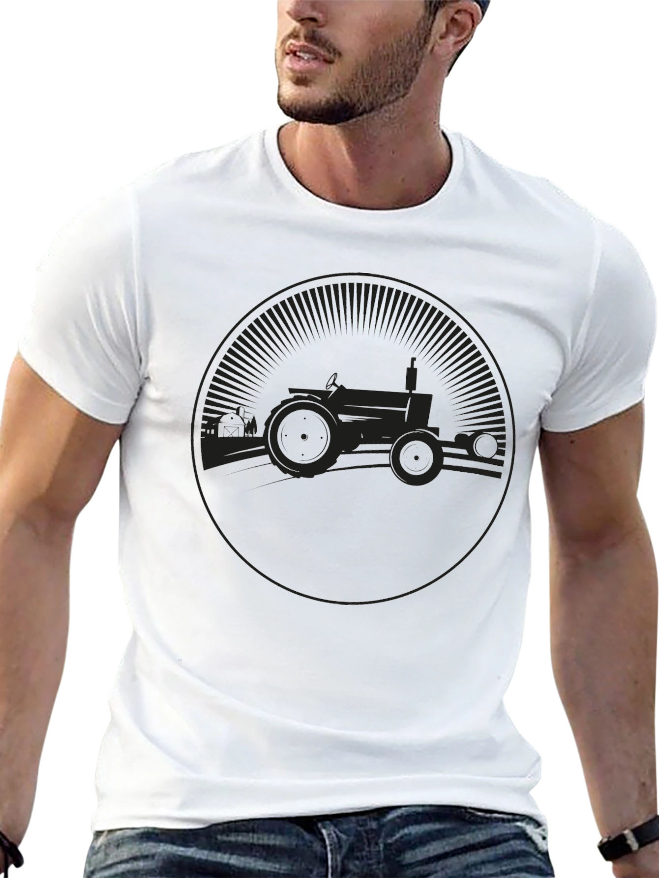 Tractor Graphic Tee - Farm Life Style