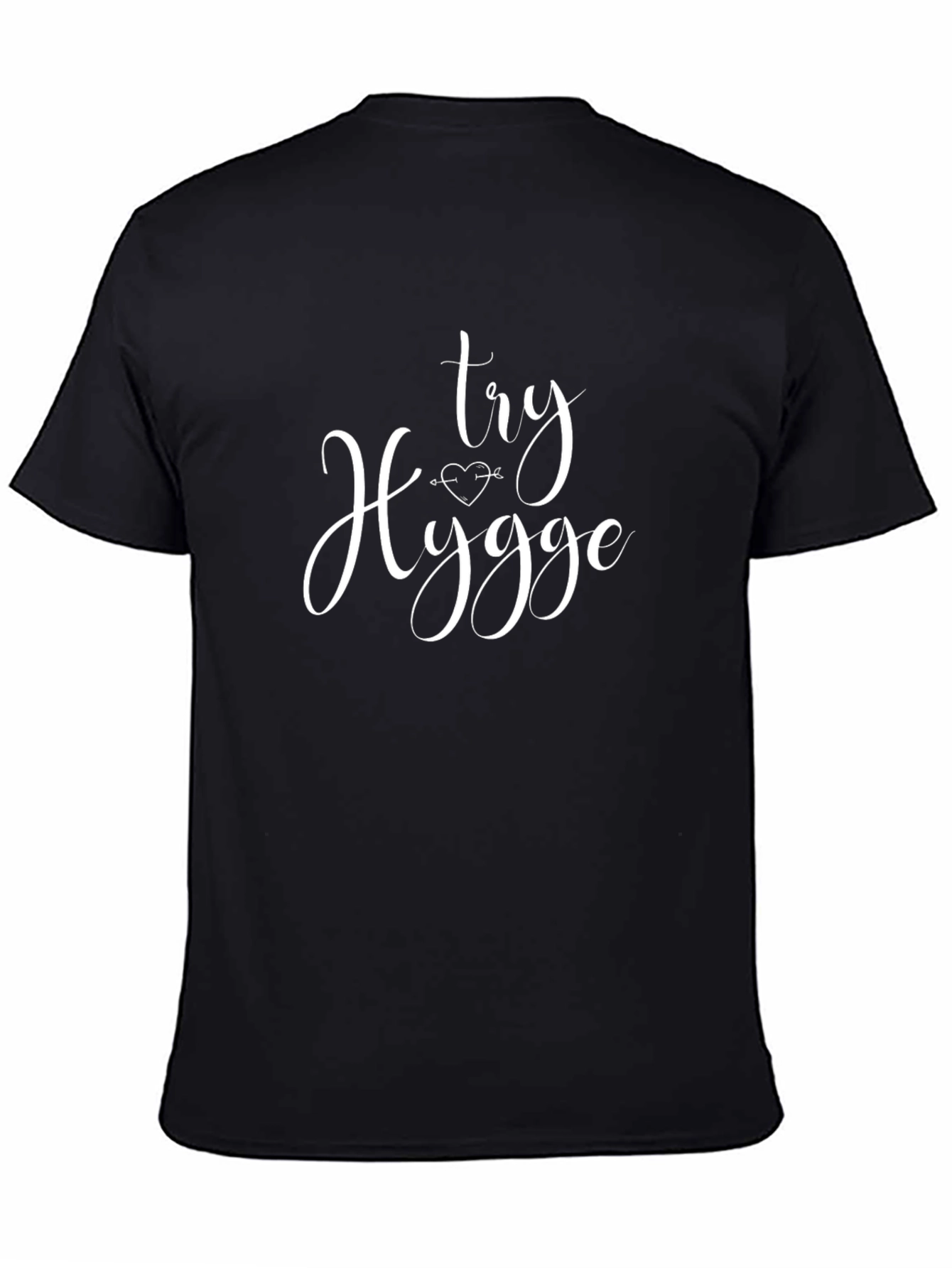 Try Hygge Graphic Tee - Black Short Sleeve