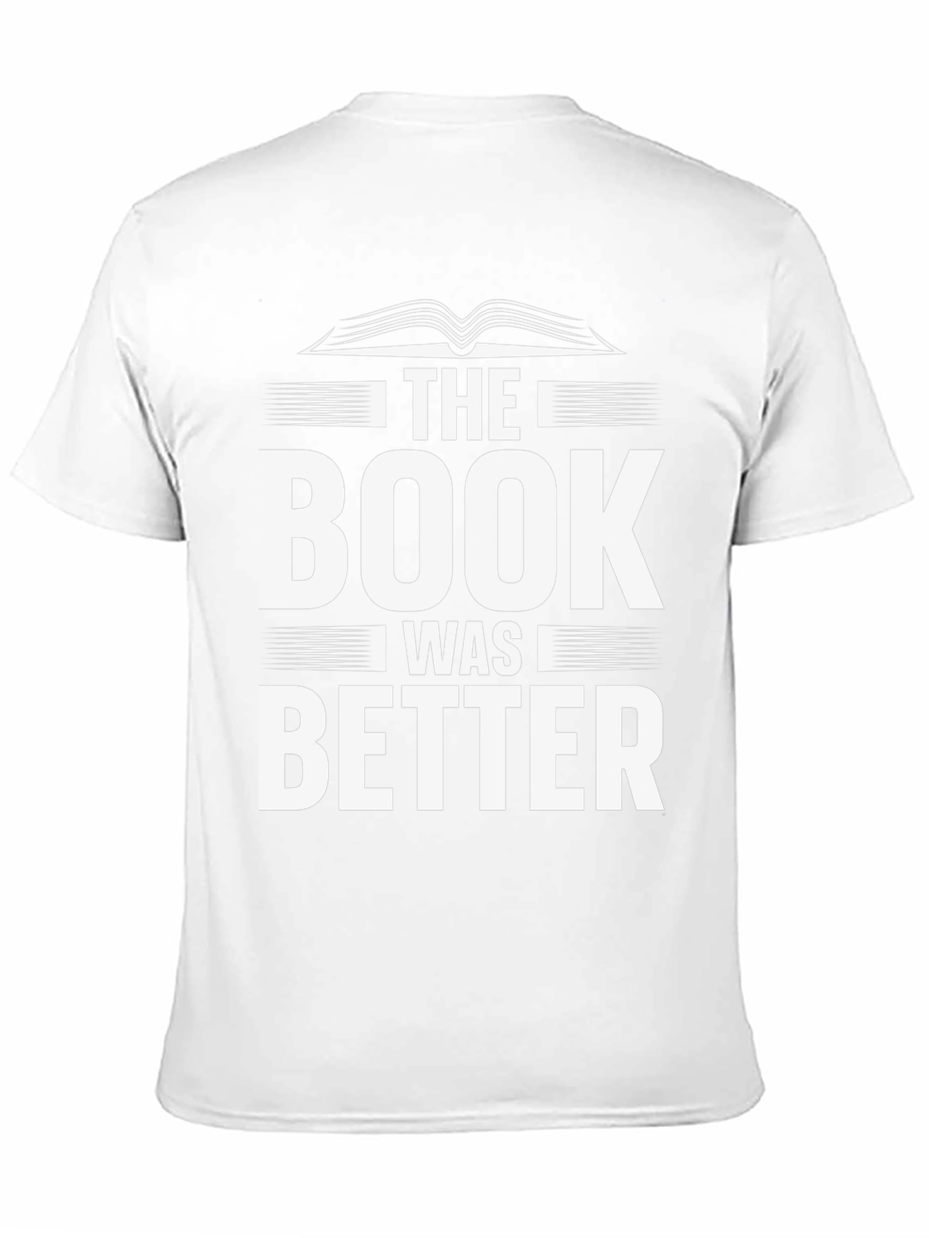 The Book Was Better T-Shirt - Black Cotton Blend