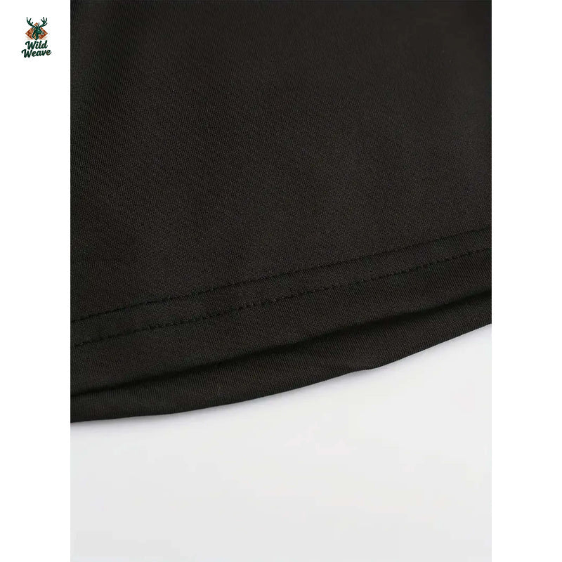 Womens Pure - Black Crop Top: Cherry Pop Chic: Vibrant Black Graphic Crop Top - Easy Maintenance Perfect for Seasonal Style Fashion-Forward Graphic Top