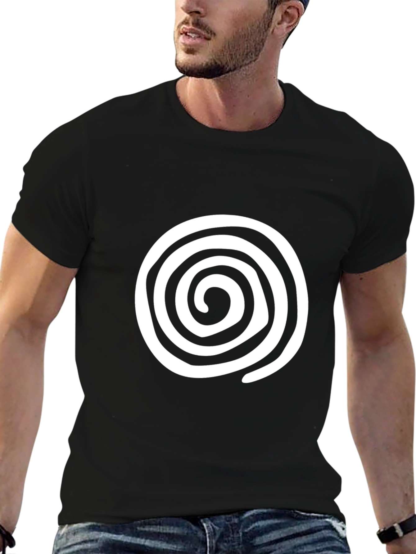 Swirl Graphic Tee - Modern Casual Style
