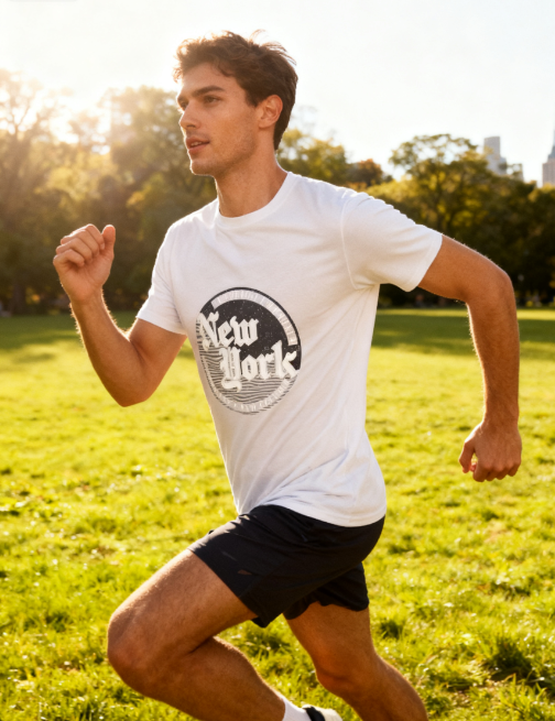 Vintage New York Graphic 100% Cotton T-Shirt - Unisex City-Inspired Tee for All Occasions