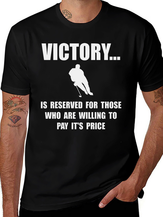 Victory Hockey Player Graphic T-Shirt