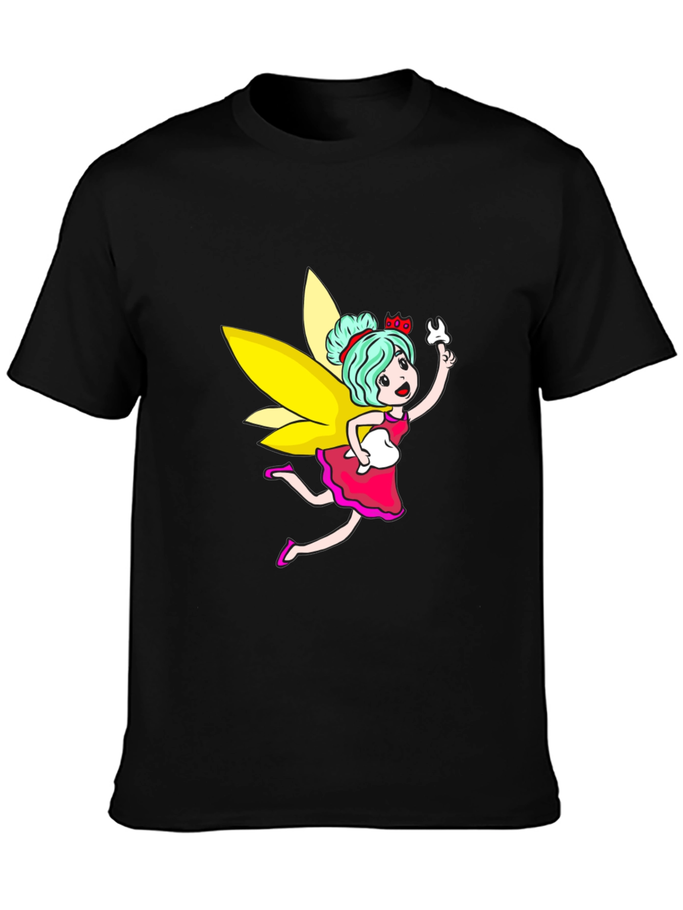 Tooth Fairy Graphic Black T-Shirt